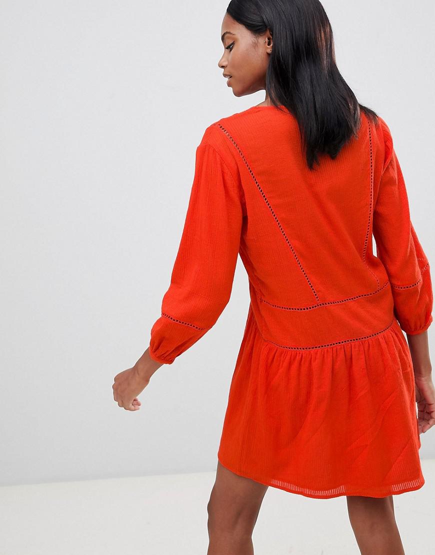 drop waist smock dress