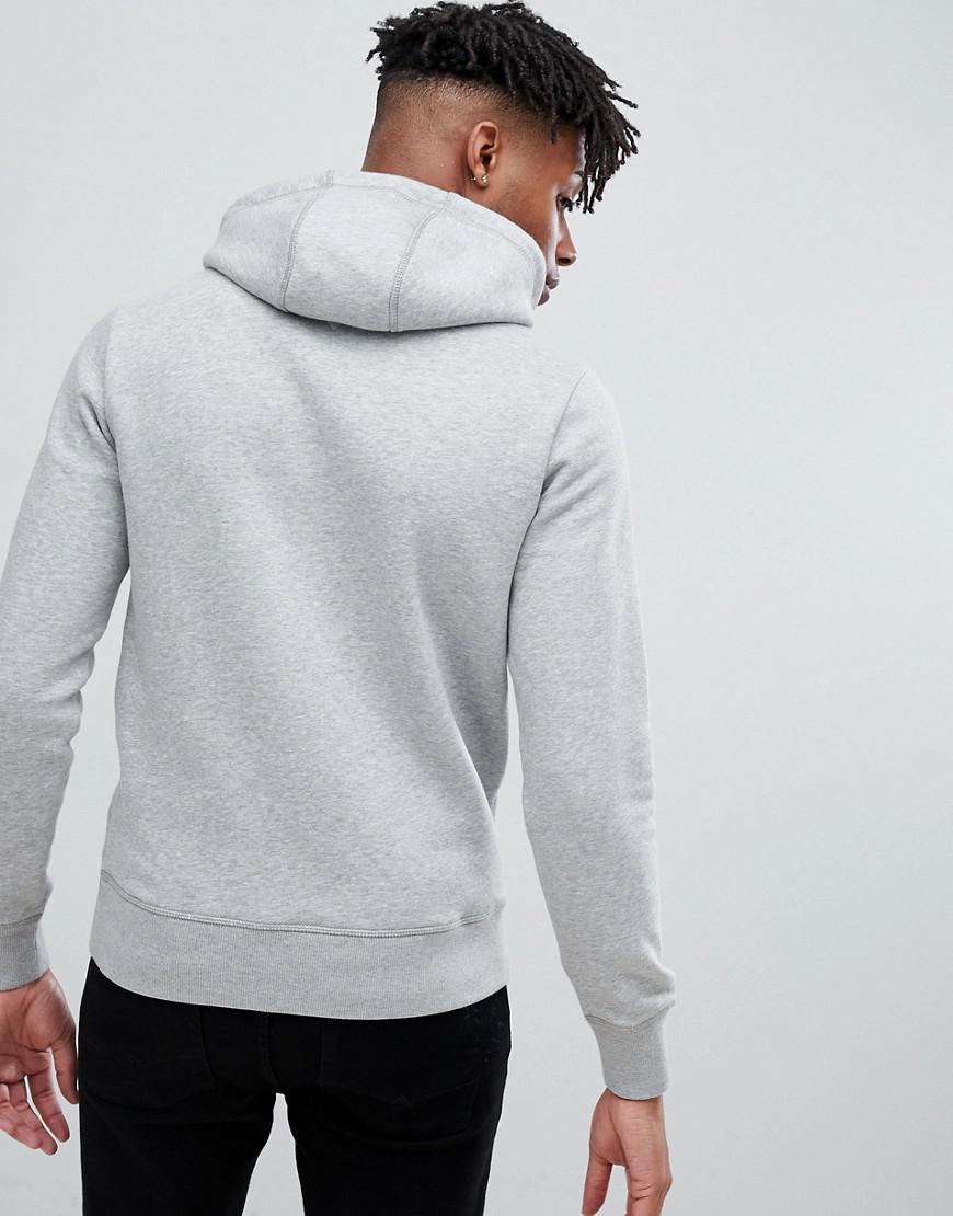 tommy hilfiger icon stripe logo print hoodie