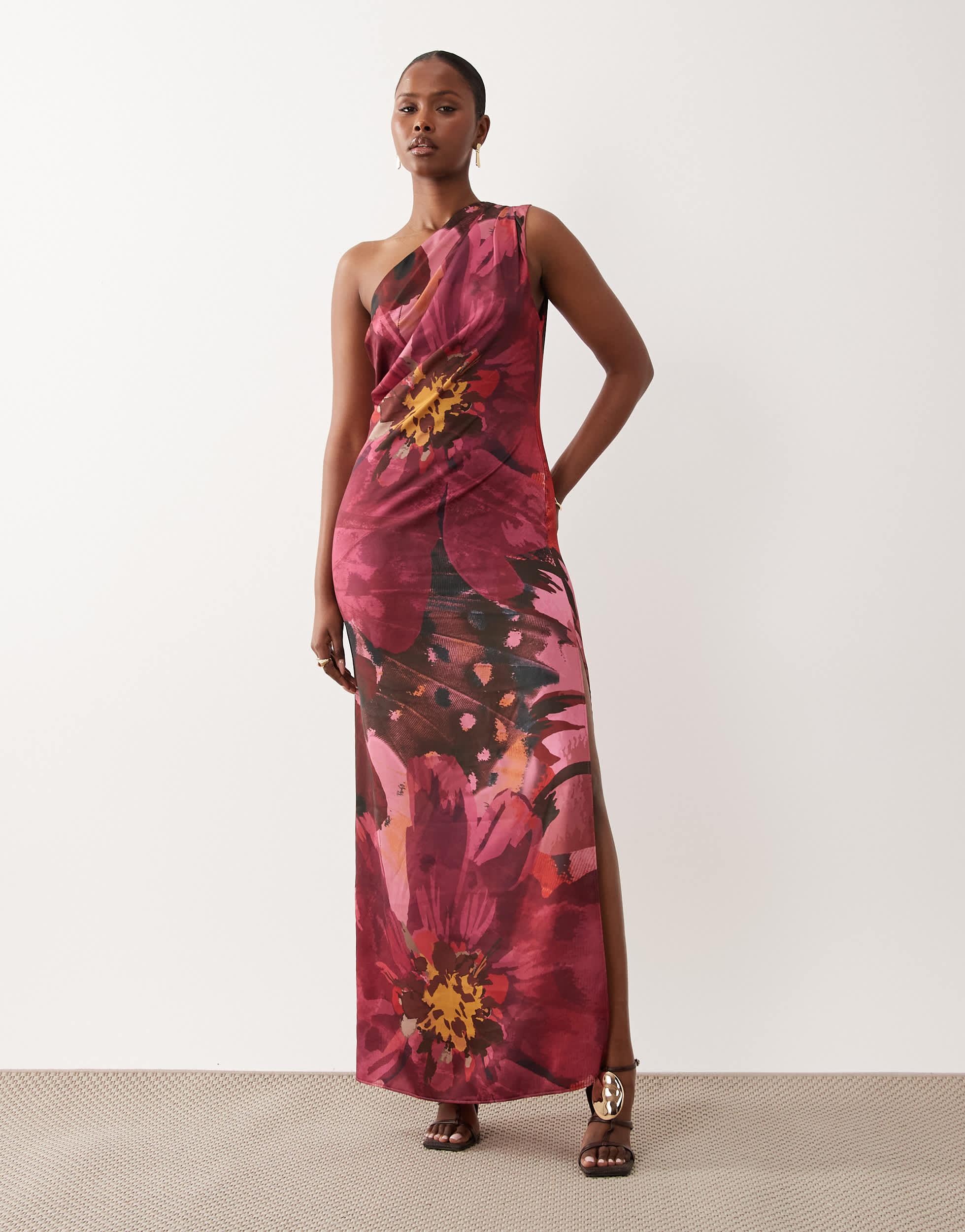 Designer Floral One Shoulder Maxi Dresses for Women - Up to 58% off | Lyst