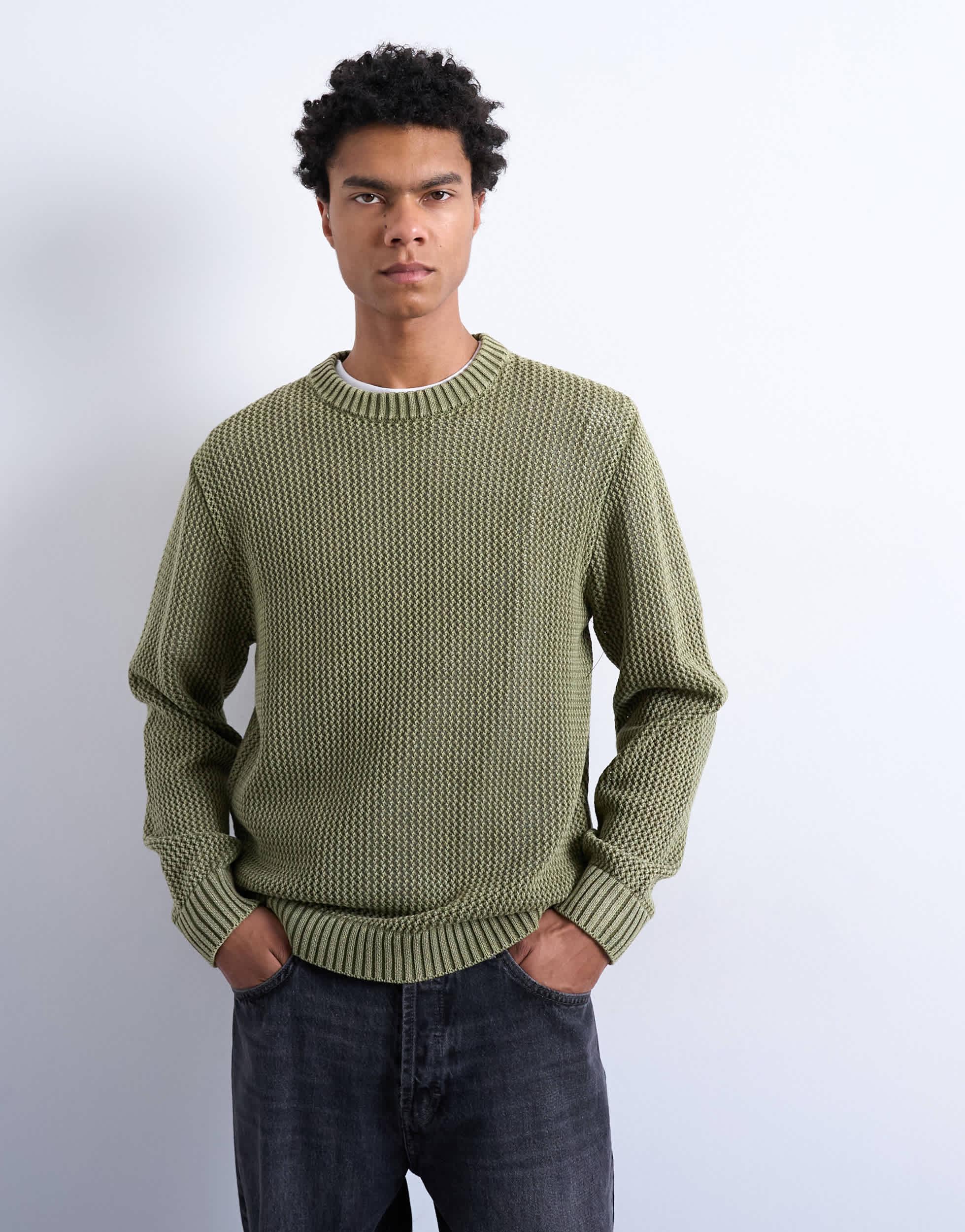 Le Pull Ras Du Cou En Merino Pour Hommes, Taille M