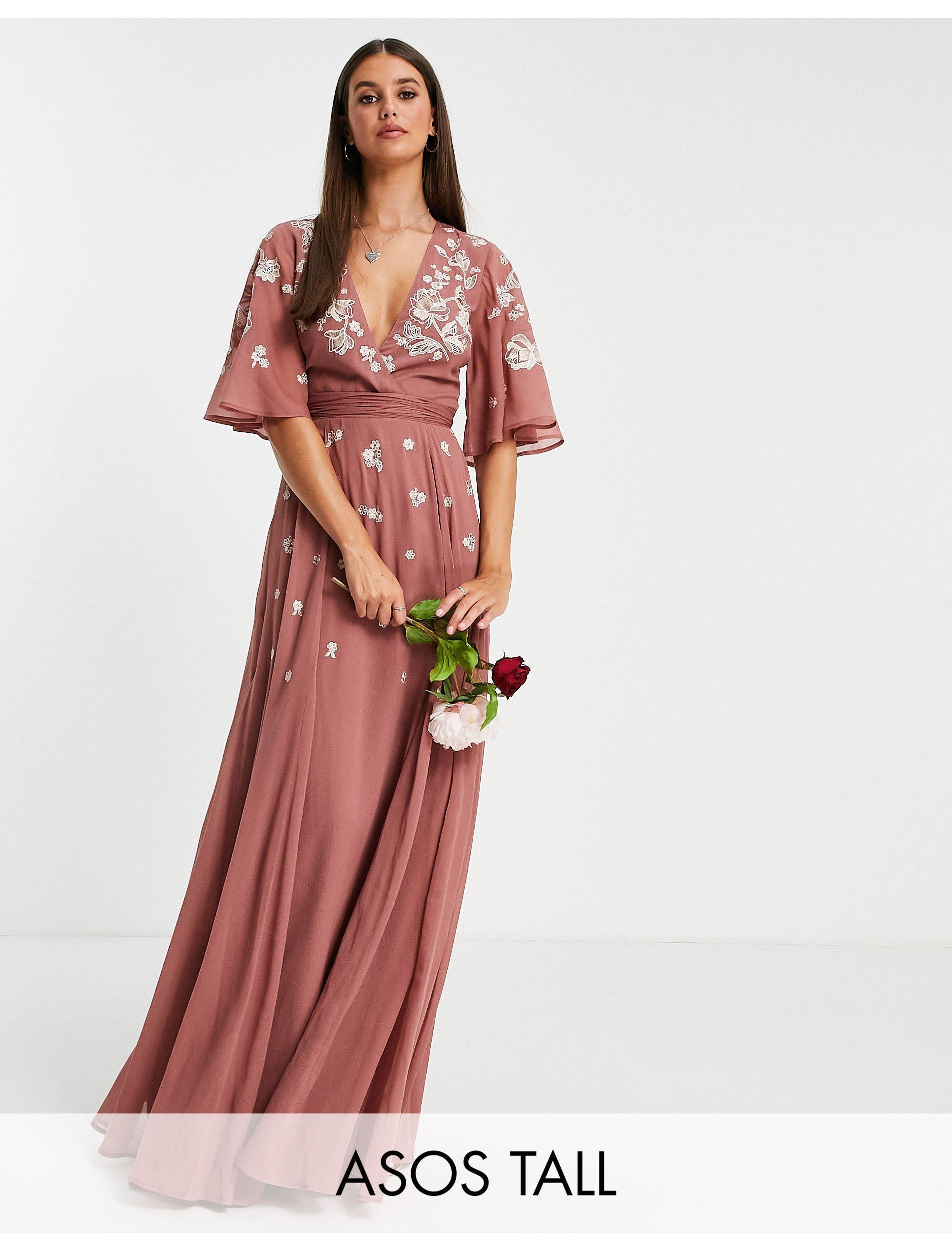 Tonal Floral Embroidery 