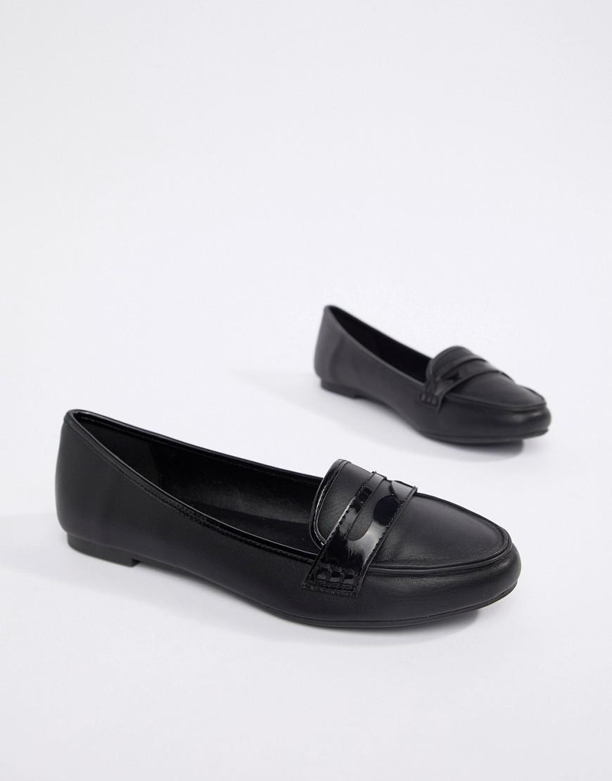 Heels Gabbey Black Penny Loafer Shoes 