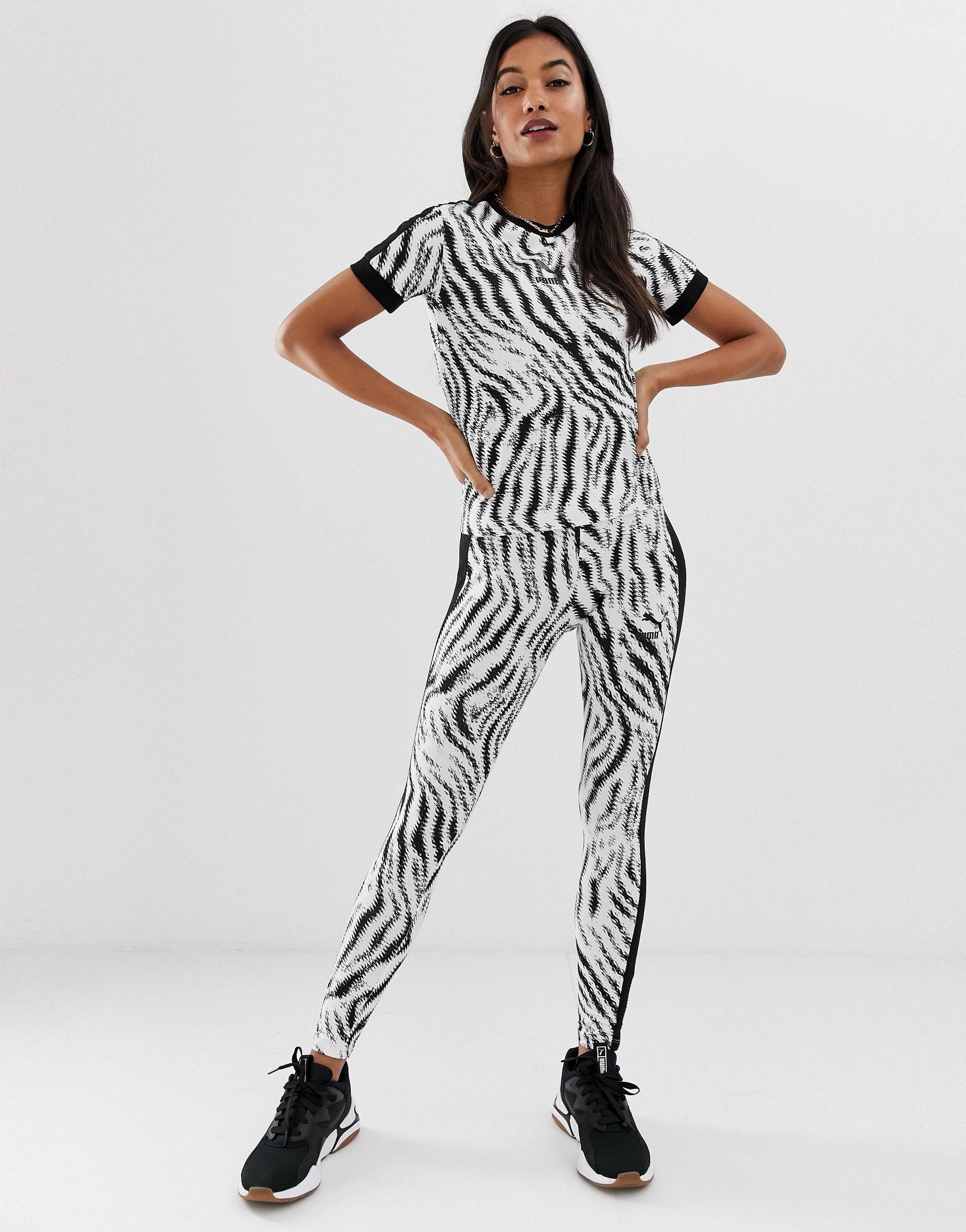 puma zebra print shirt