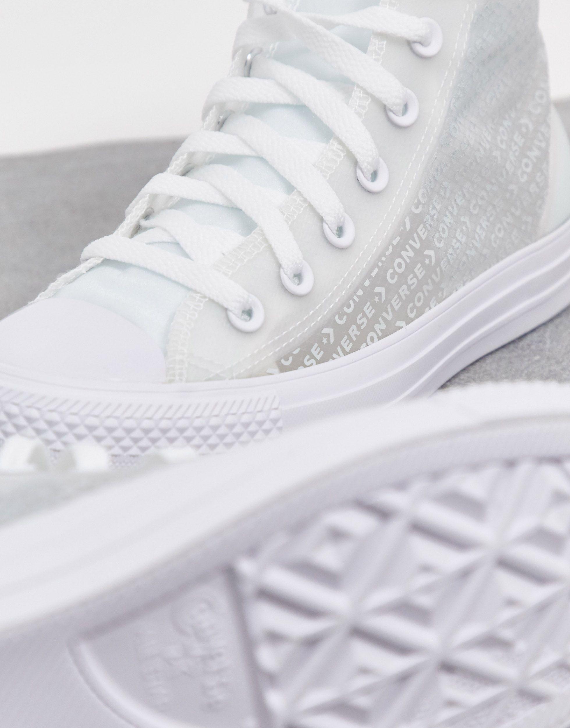 Chuck Taylor - Baskets - Translucide Converse en coloris Blanc | Lyst