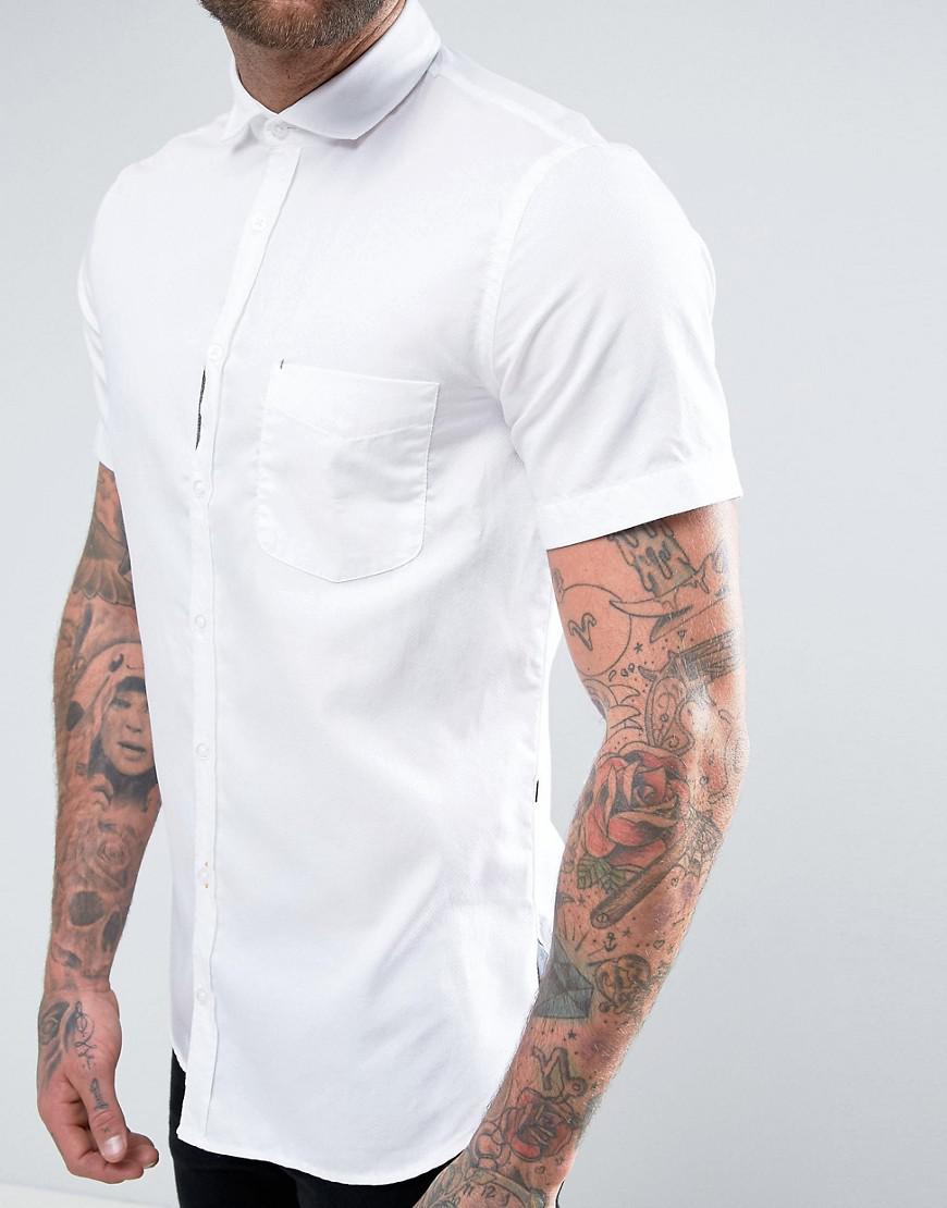 hugo boss slim fit short sleeve shirt