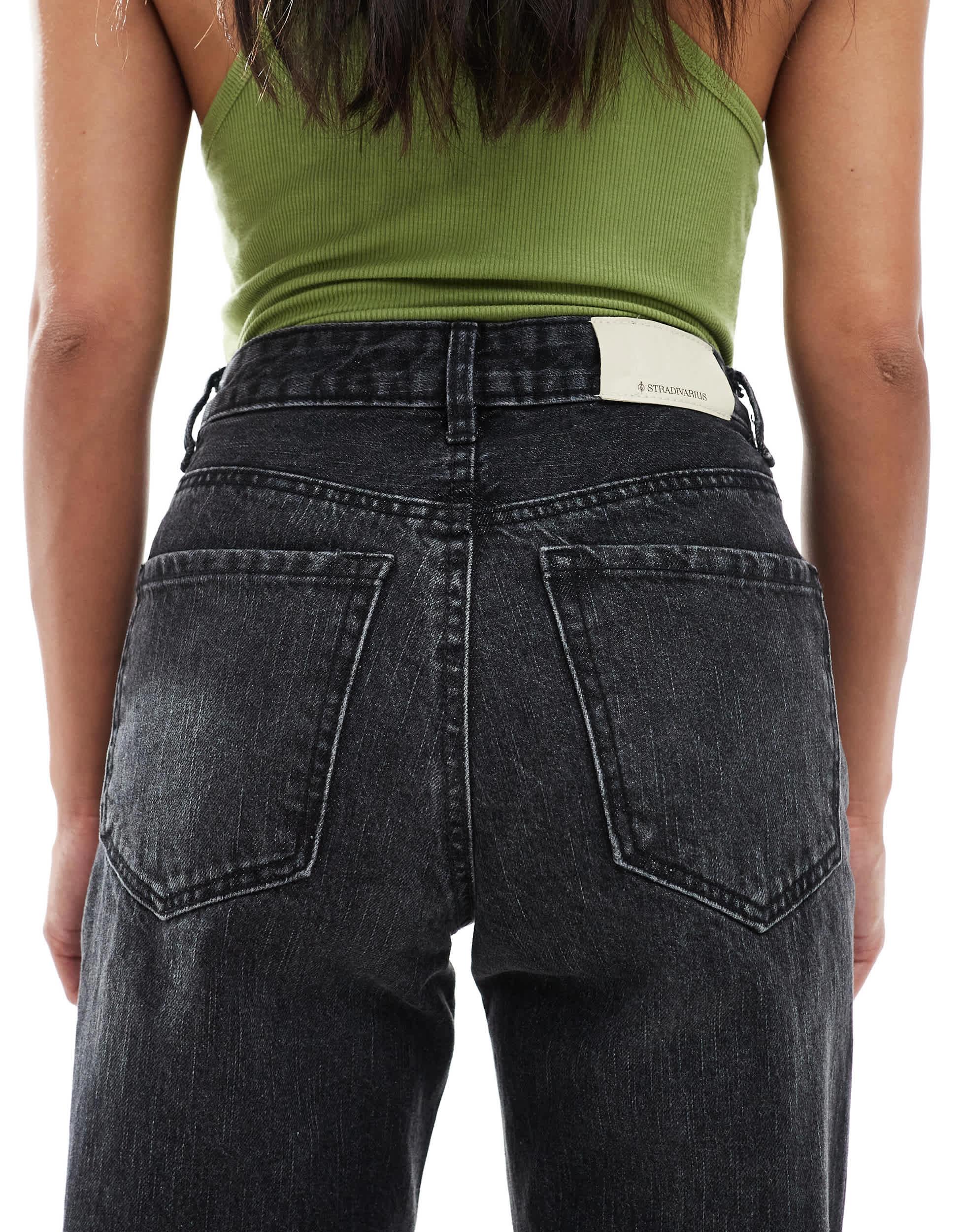 Dad Jeans Stradivarius Jean Wide Leg Stradivarius Petite D92 Wide