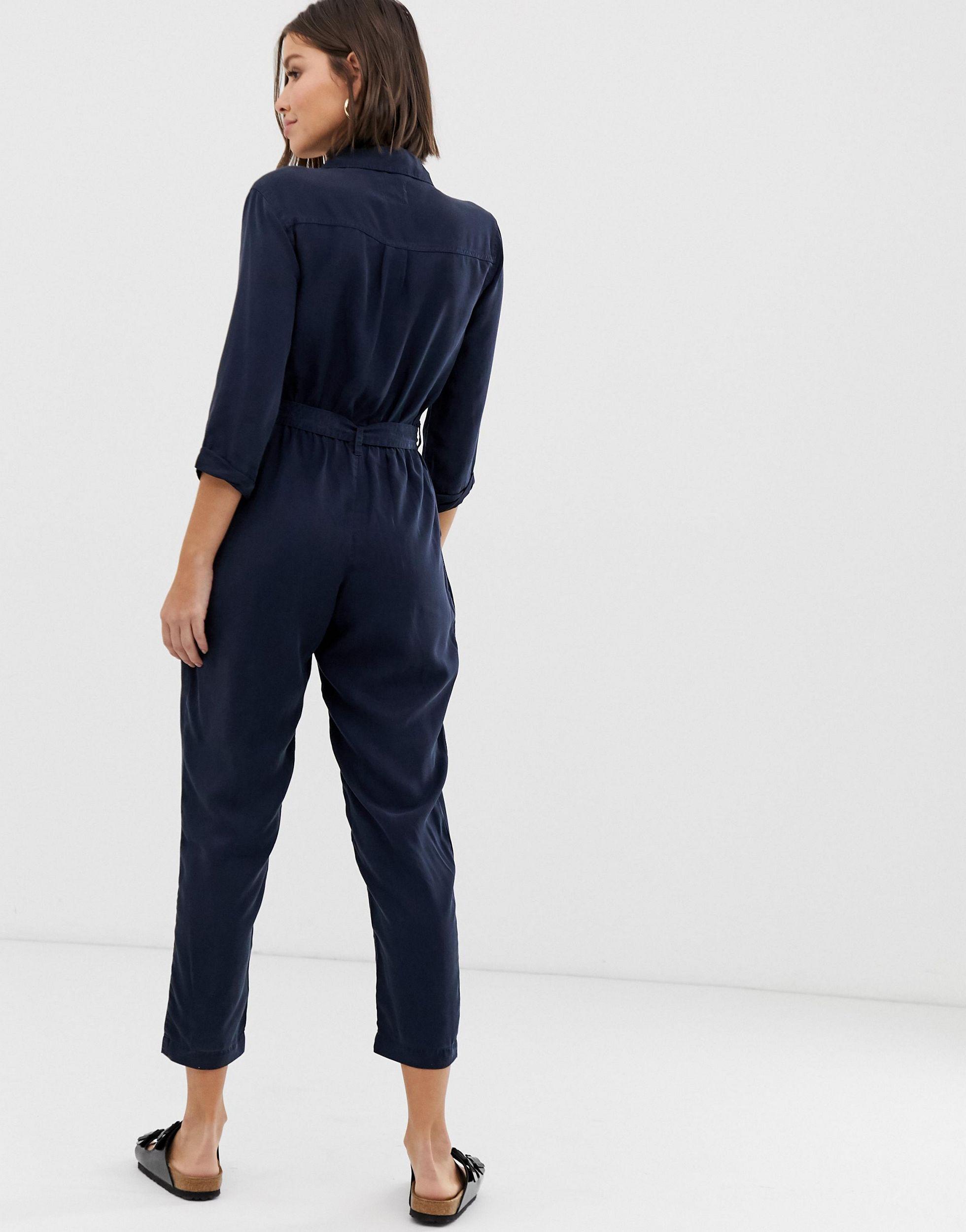 Abercrombie & Fitch Jumpsuit in Blue | Lyst