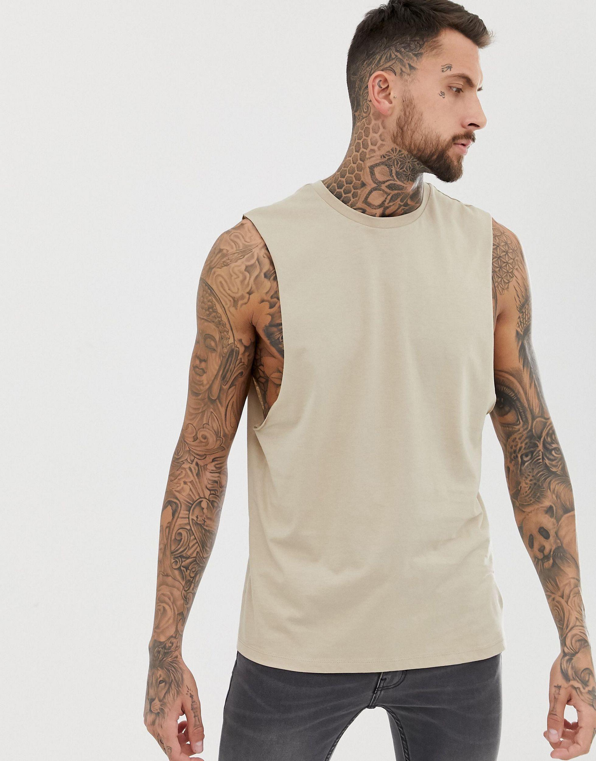 ASOS Cotton Organic Relaxed Sleeveless 