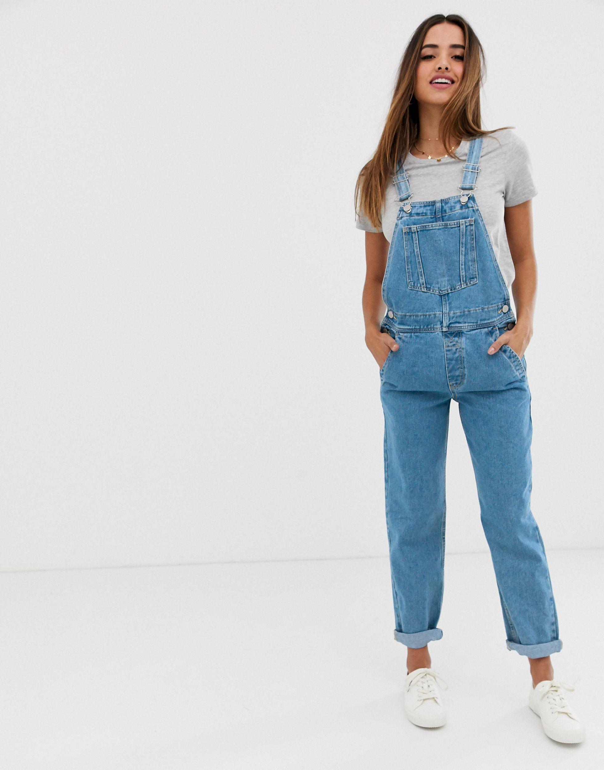 ASOS 'original' Denim Overalls in Blue 