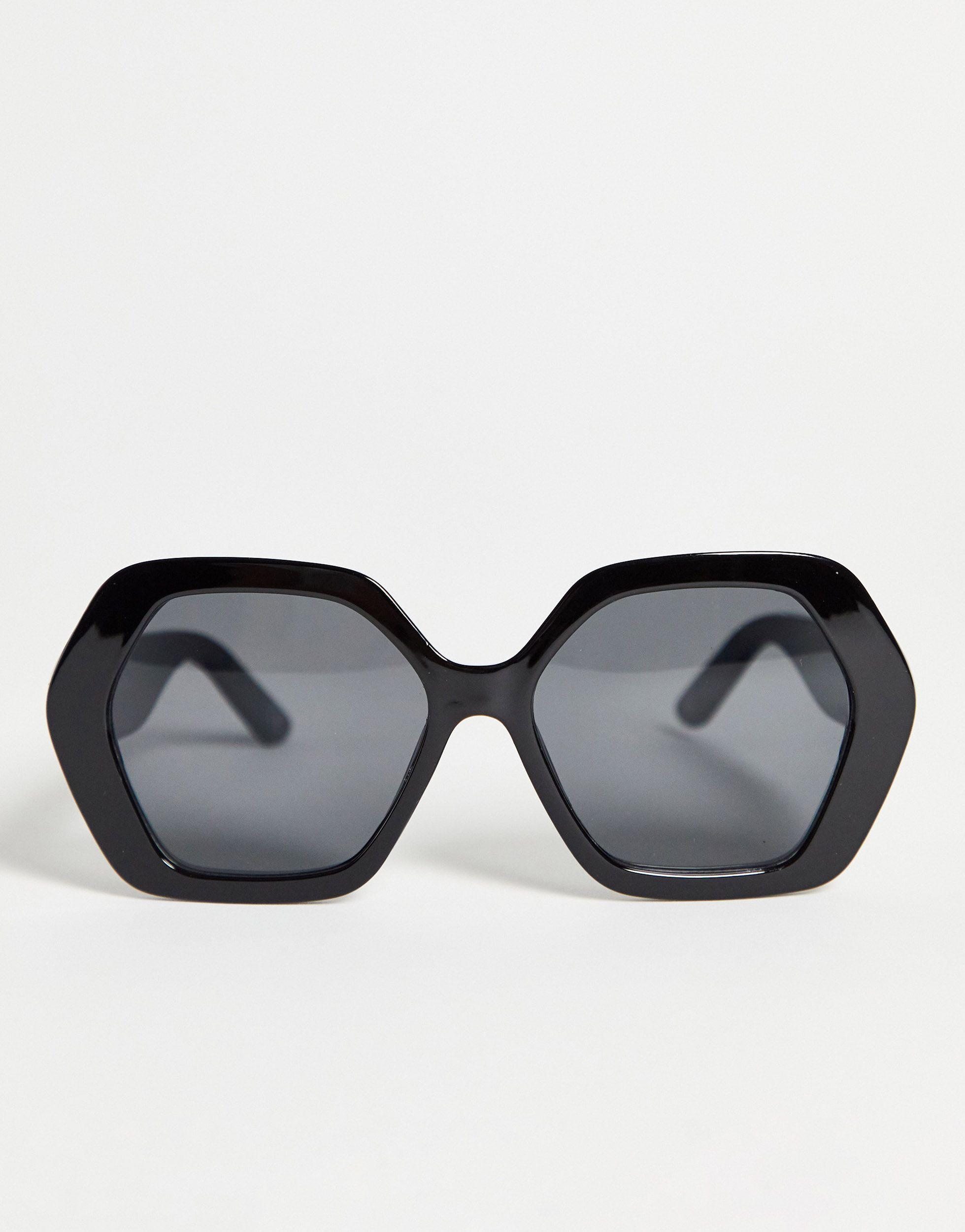 70s hexagon sunglasses