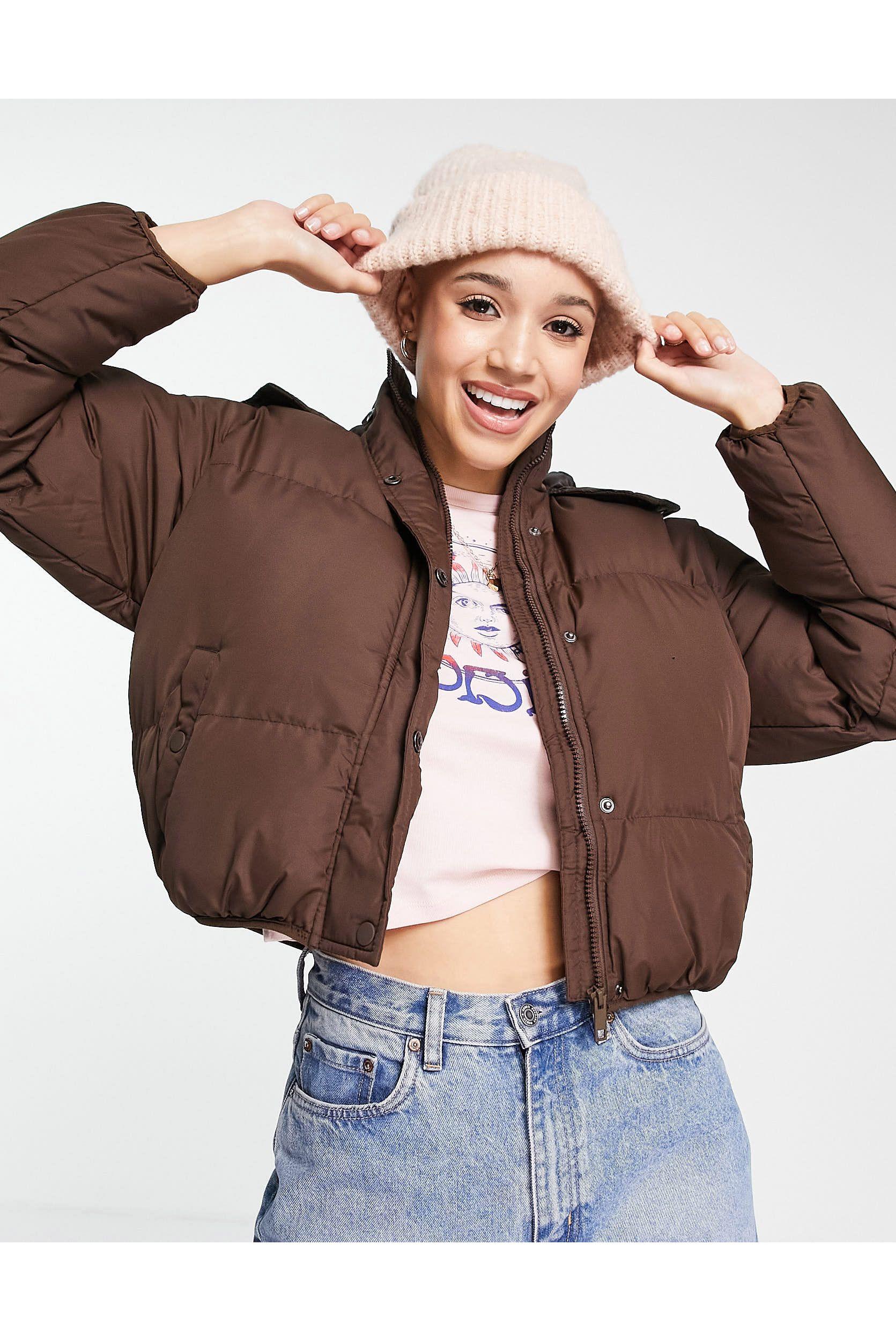 brave soul bunny hooded puffer jacket with hood