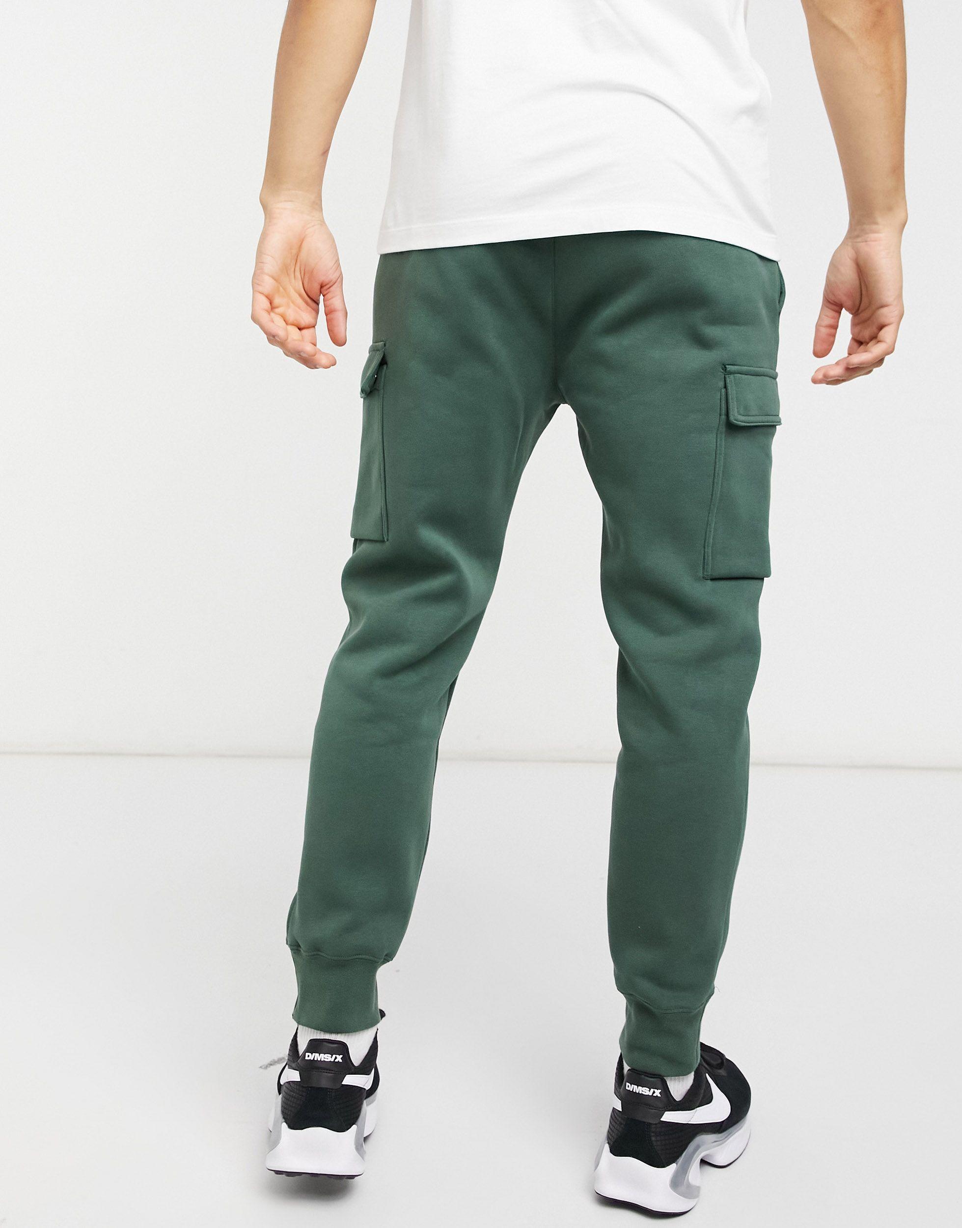 Generalife marv skrå Nike Club Cuffed Cargo joggers in Khaki (Green) for Men - Lyst
