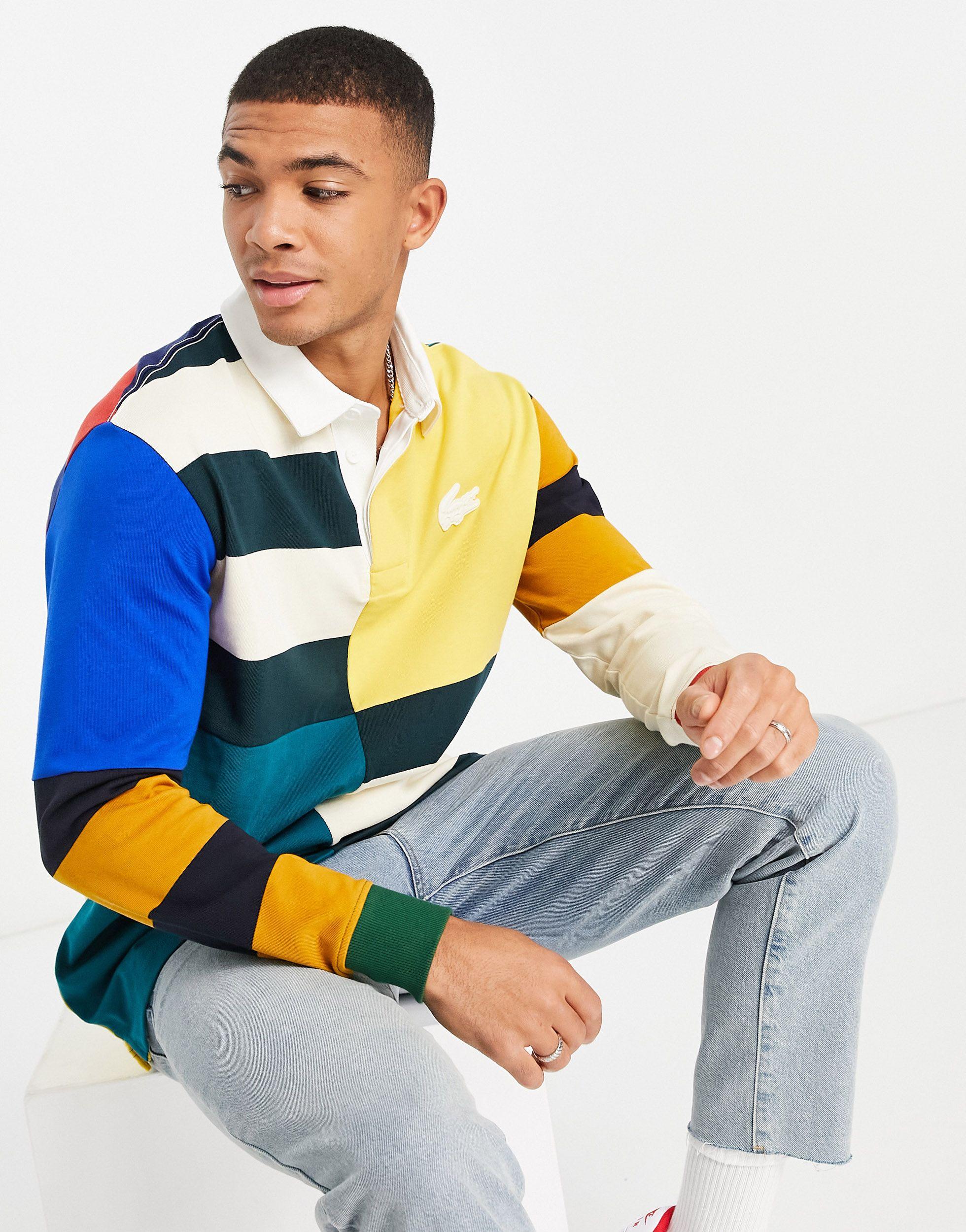 Polo manche clearance longue lacoste homme