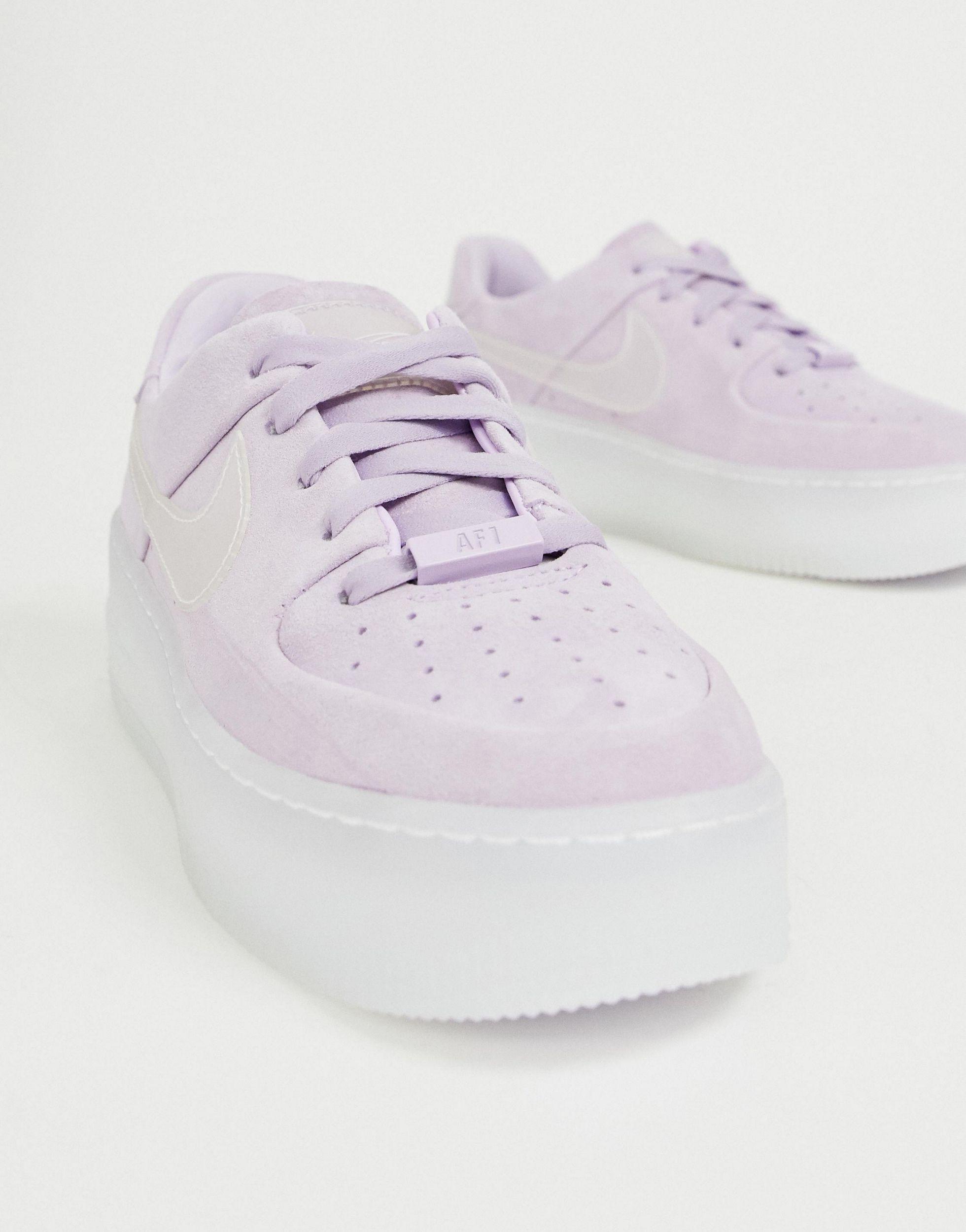 Nike Rubber Air Force 1 Sage in Purple - Lyst
