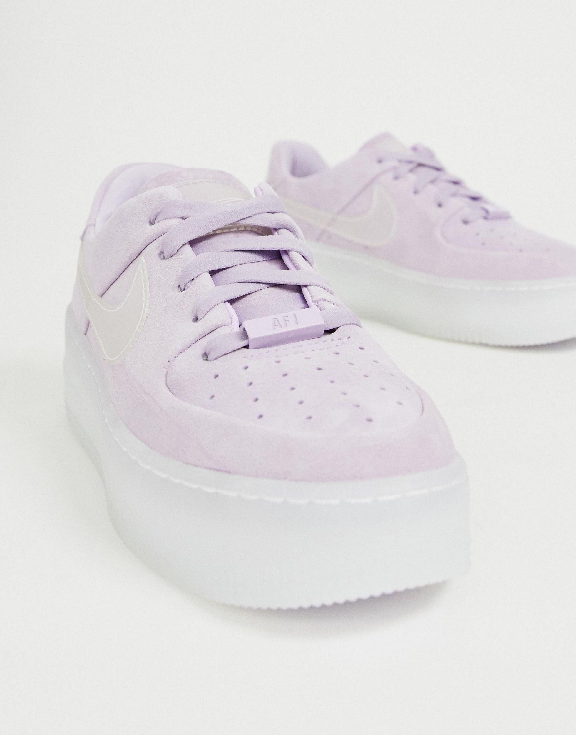 Air Force 1 Sage Low LX Zapatillas Nike de Caucho de color Morado | Lyst