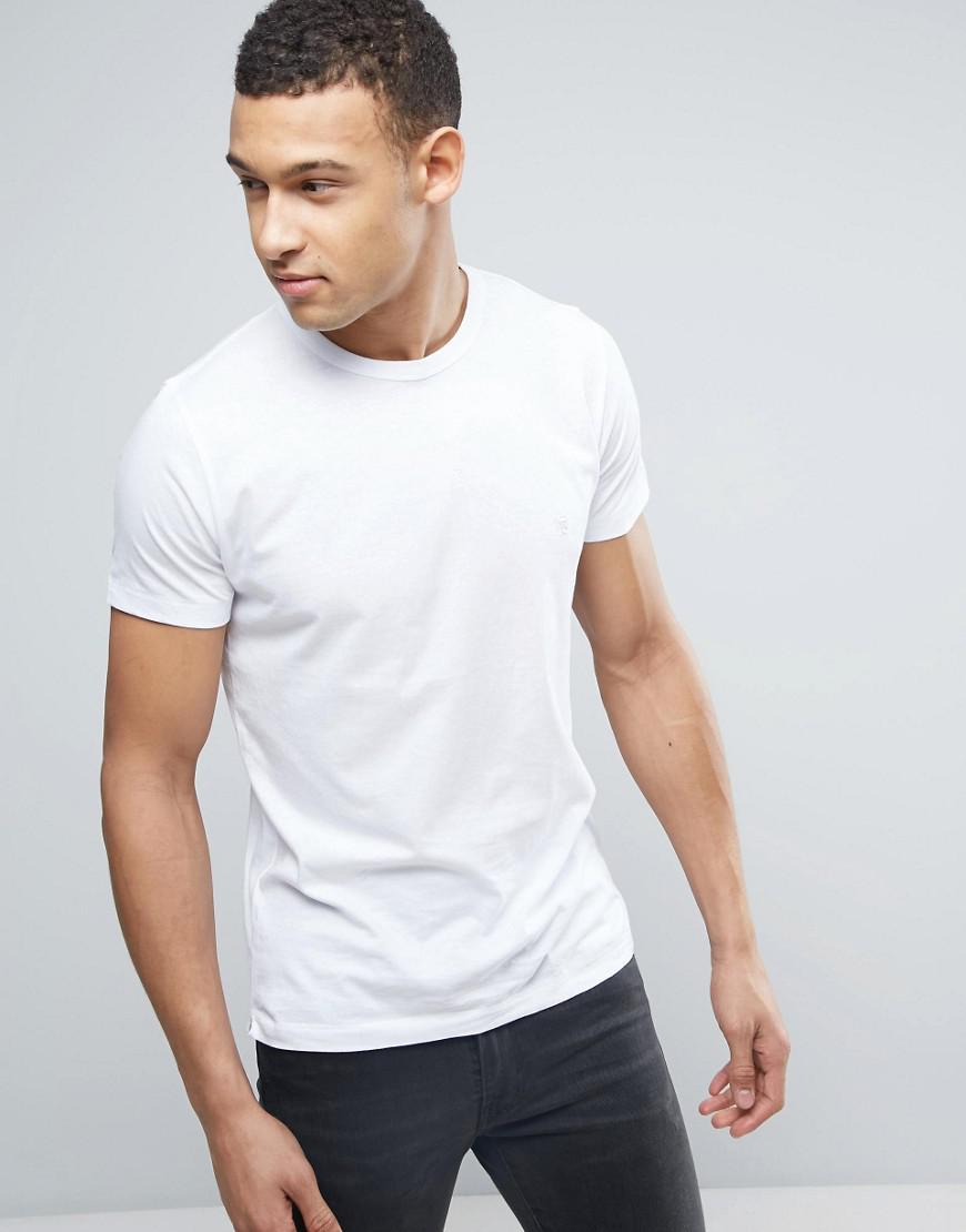 Lyst French Connection Crew Neck Tshirt in White for Men