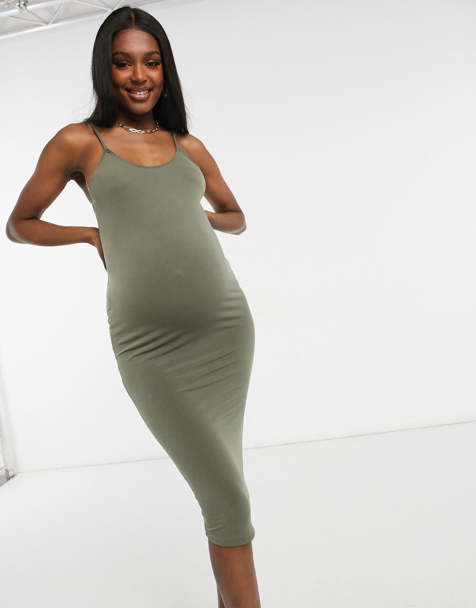 khaki cami dress Big sale - OFF 75%