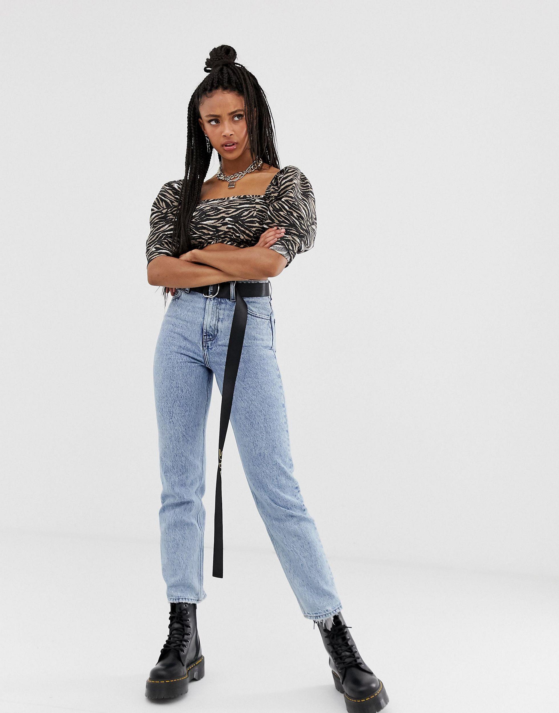 Collusion Denim X005 Straight Leg Jeans 