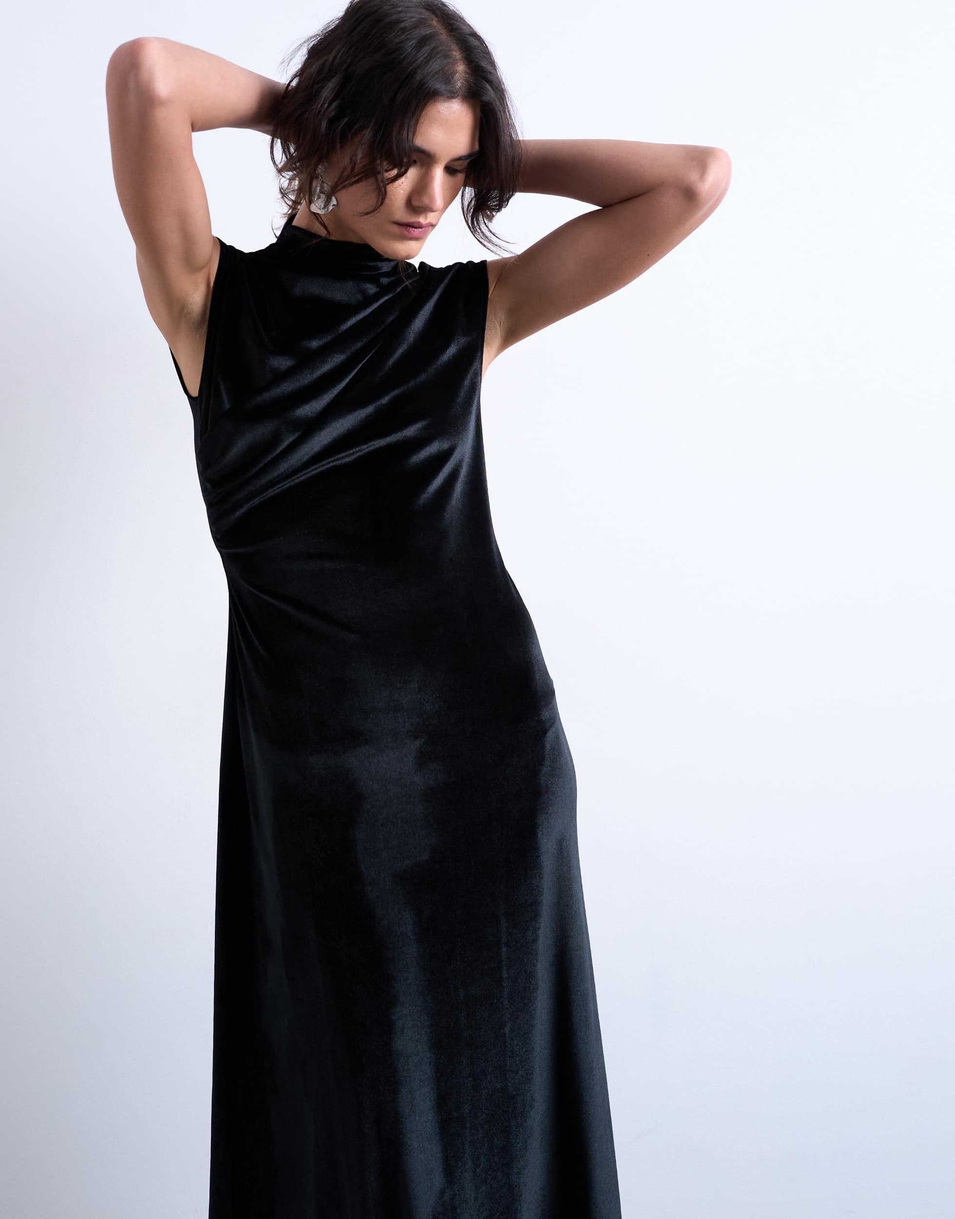 TOPSHOP Black Tie Dresses for Women | Lyst Canada, image size:1959x2500