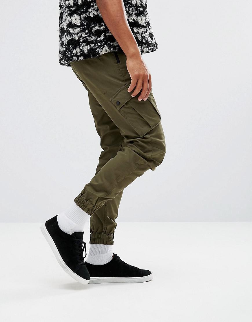 Timberland Cotton Tapered Cargo Pants In Green for Men - Lyst