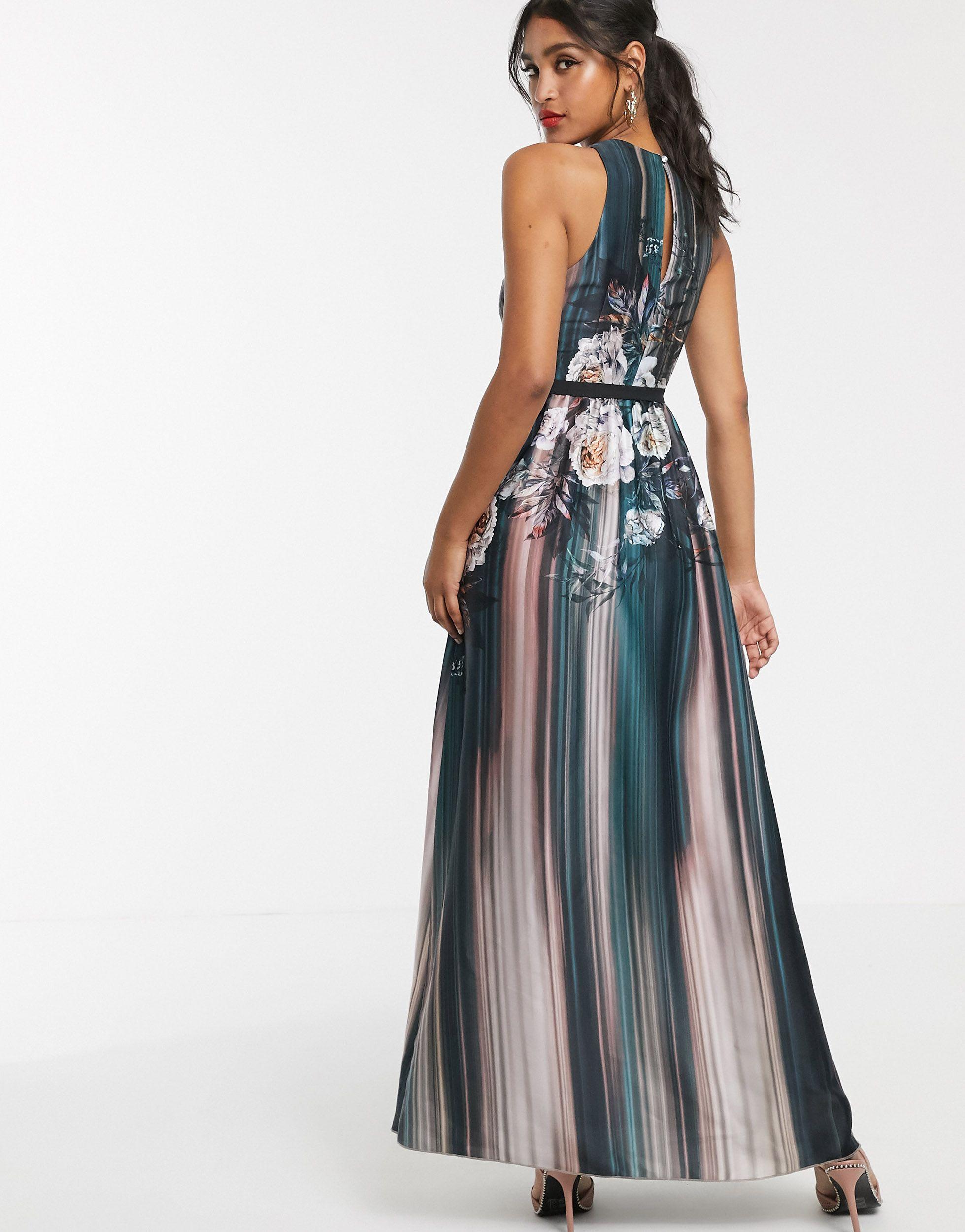 little mistress ombre stripe dress