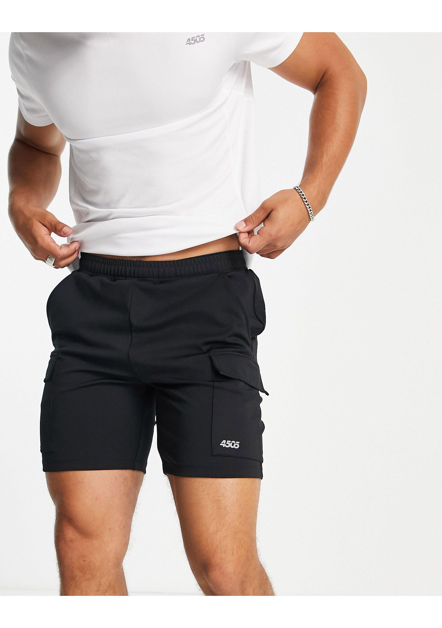 ASOS 4505 Skinny Fit Training Shorts With Cargo Pocket in White for Men Lyst Canada