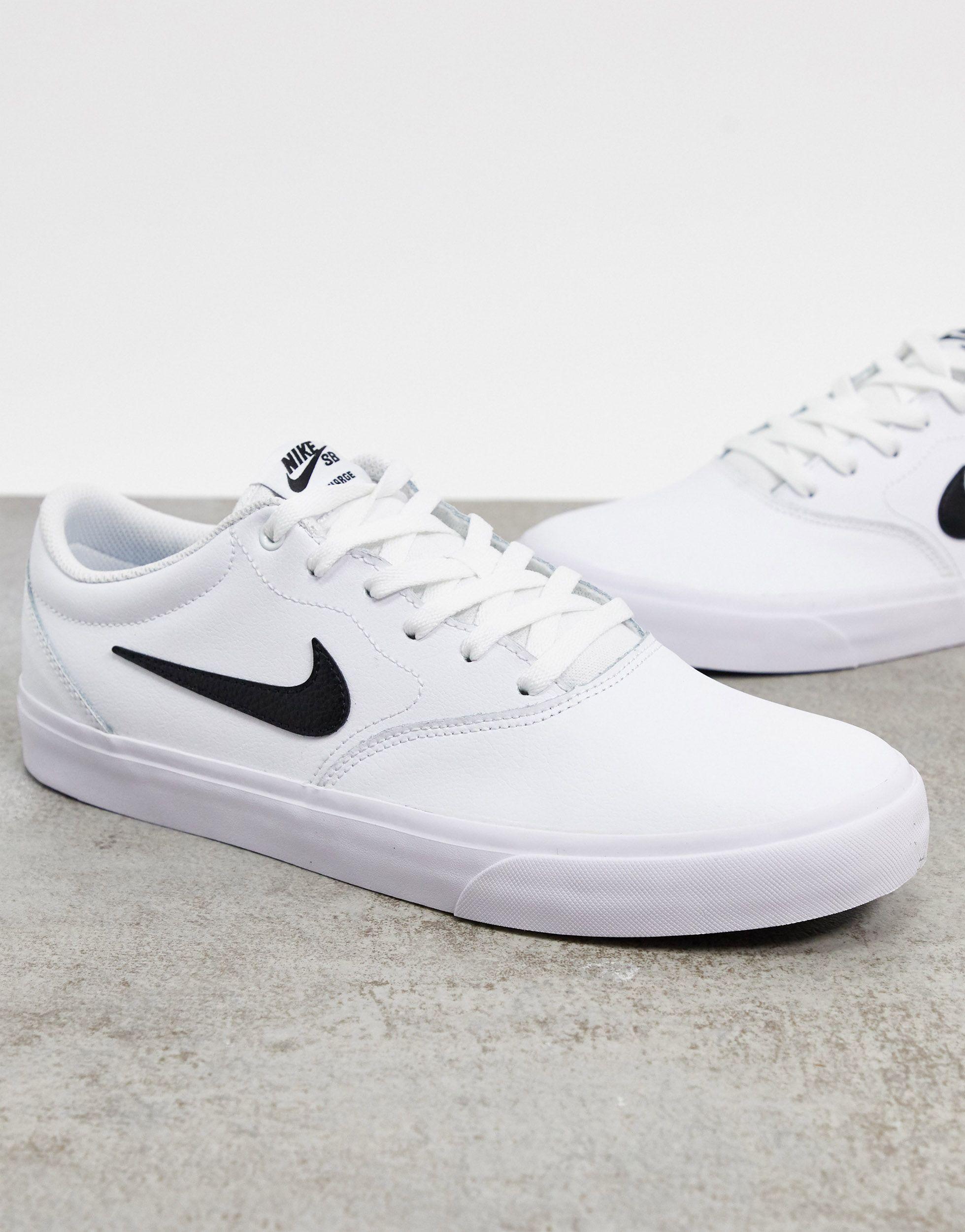 Nike Nike – SB Chron SLR – Leder-Sneaker in in Weiß für Herren - Lyst
