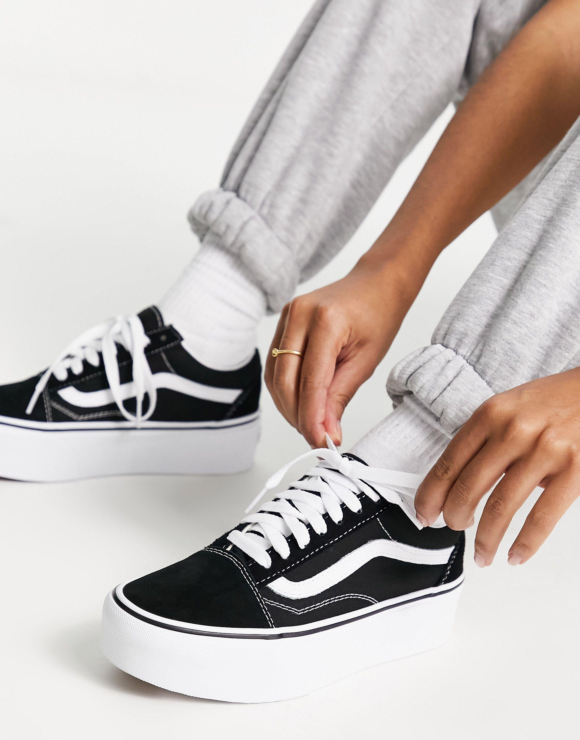 Old skool stackform - sneakers di Vans in Nero | Lyst