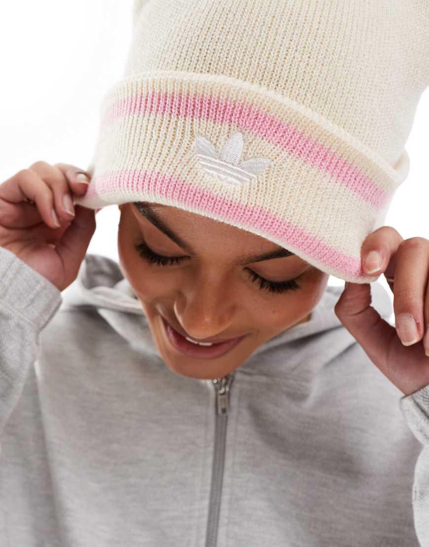 Pink trefoil beanie hotsell