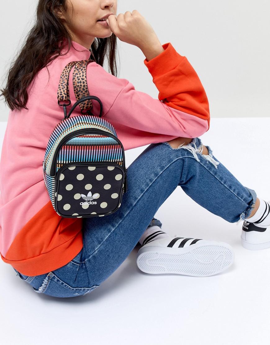 adidas mini backpack polka dot