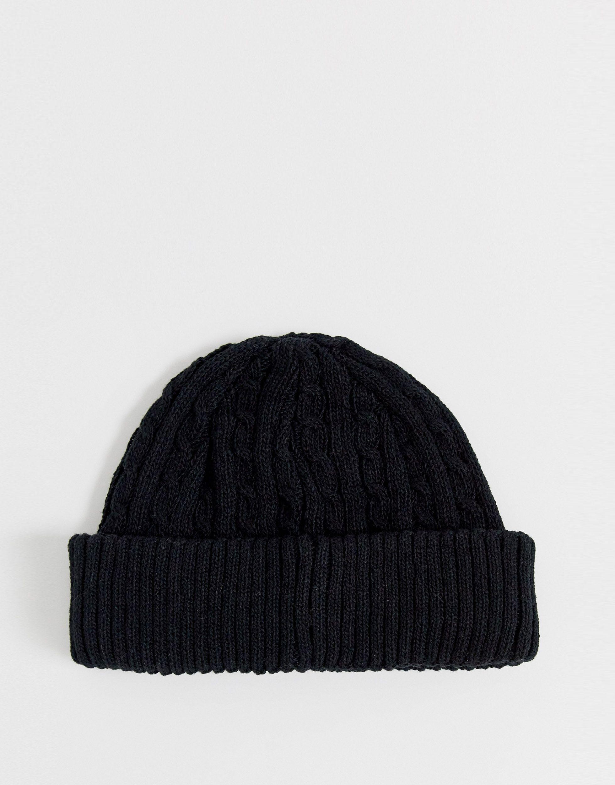 black beanie fisherman