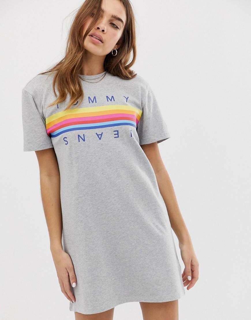 tommy hilfiger shirt dress logo