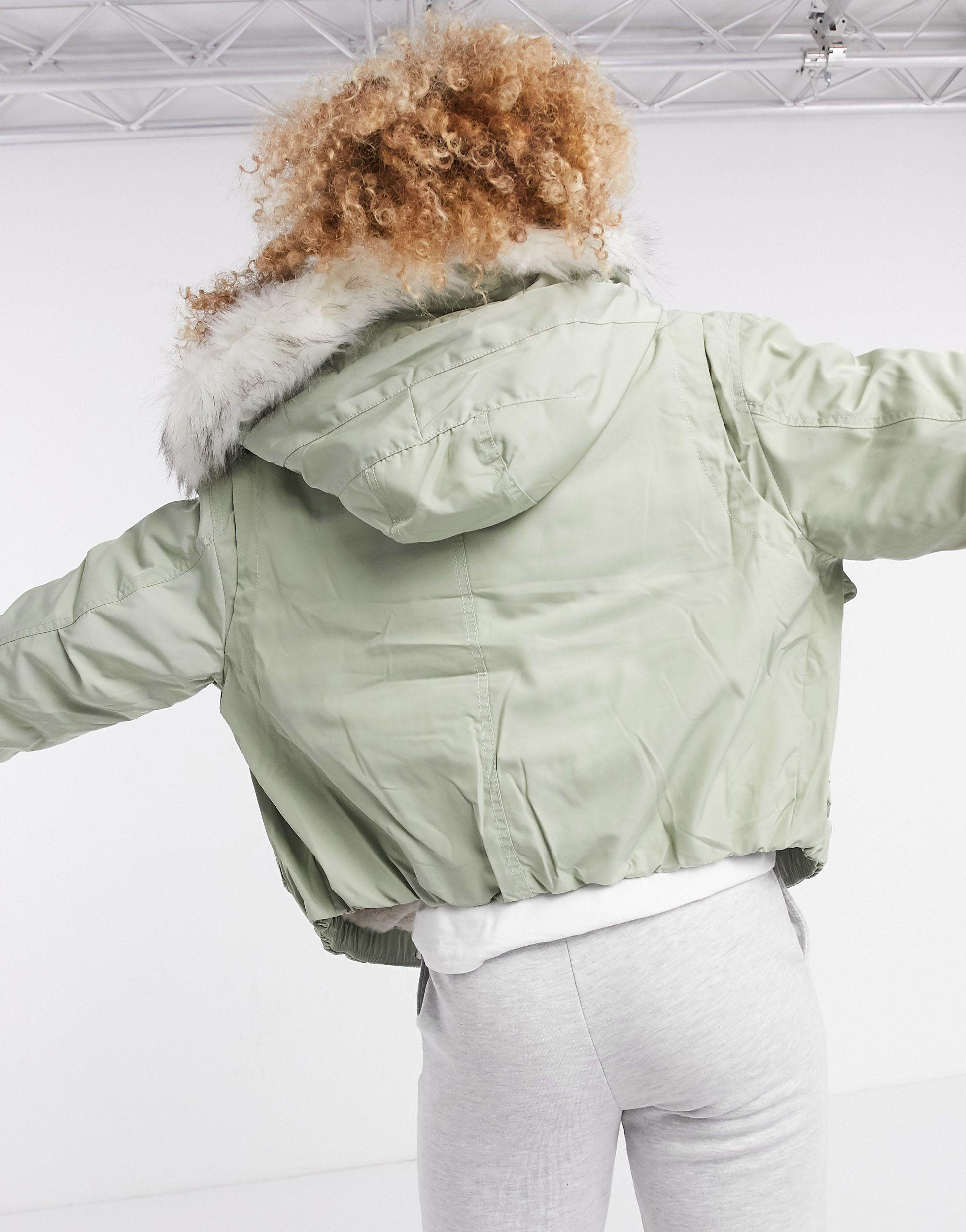 bershka cropped jacke