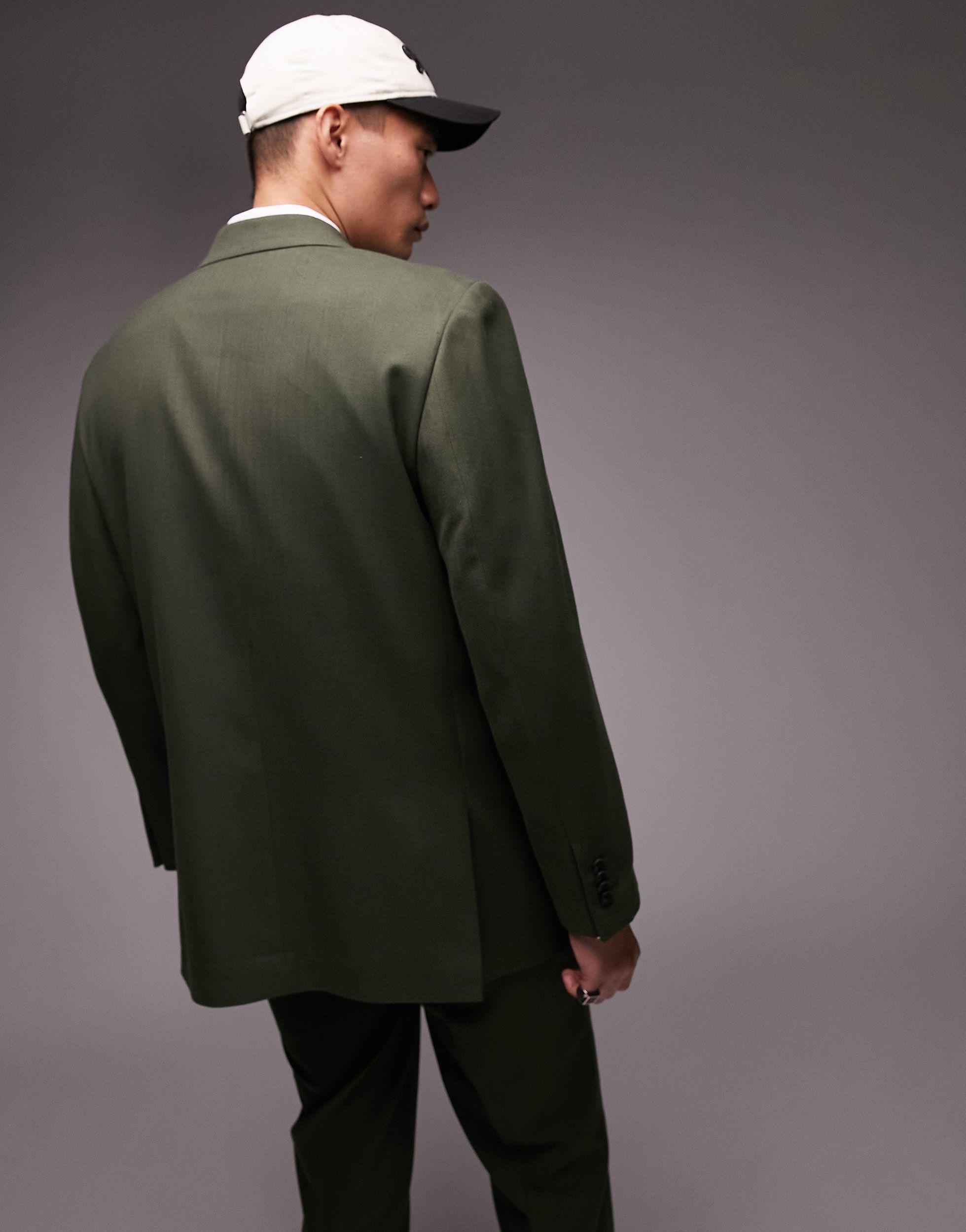 TOPMAN Double Breasted Six Button Oversized Boxy Warmhandle TOPMAN Double Breasted Six Button Oversized Boxy Warmhandle