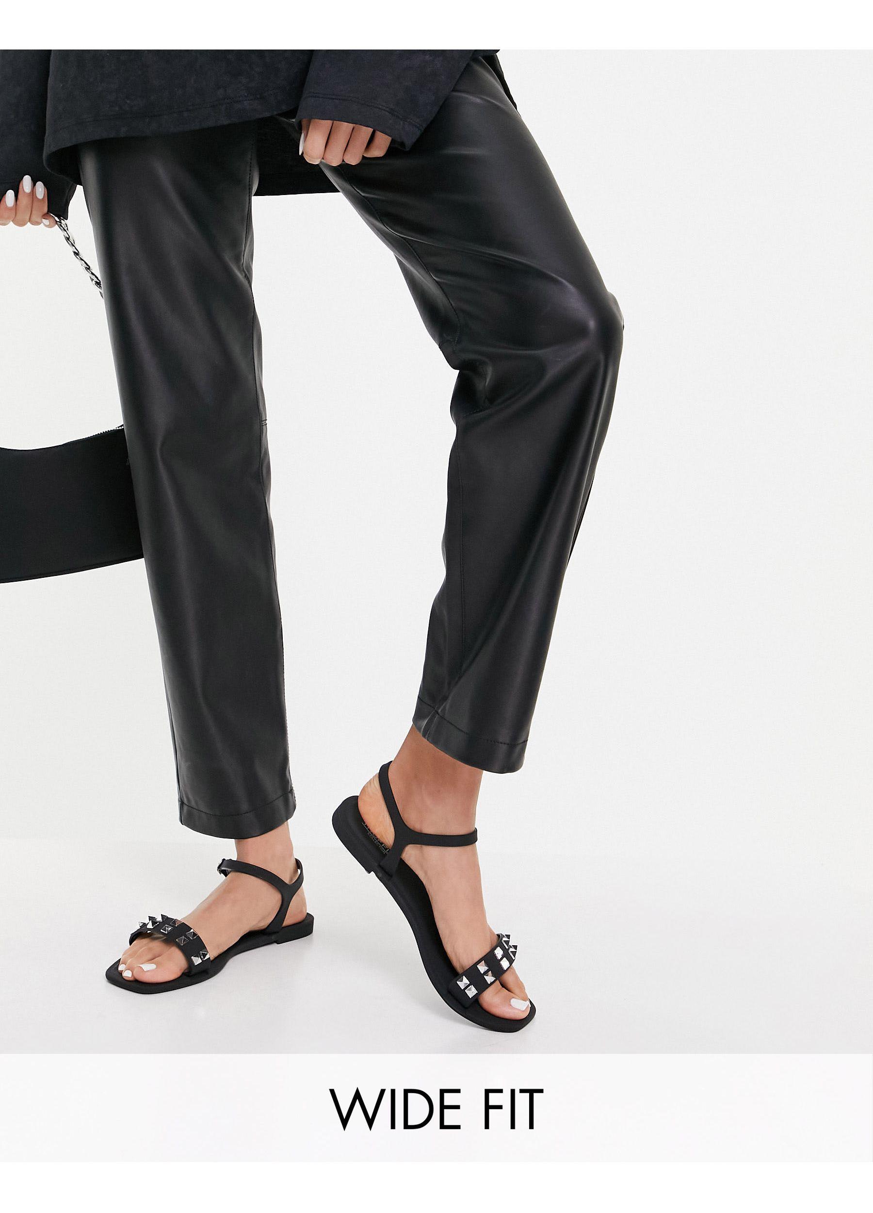 wide fit jelly sandals