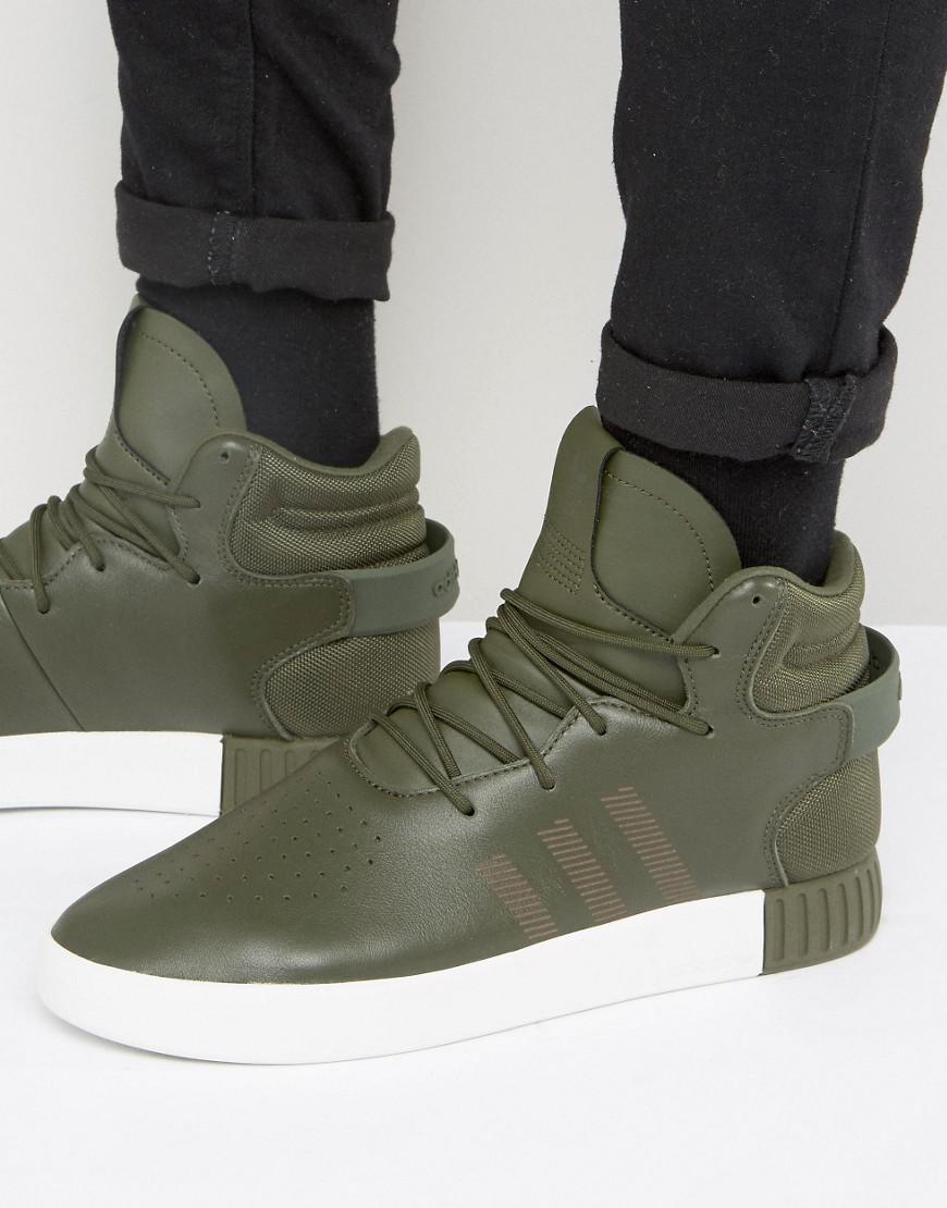 Adidas tubular invader green Clearance