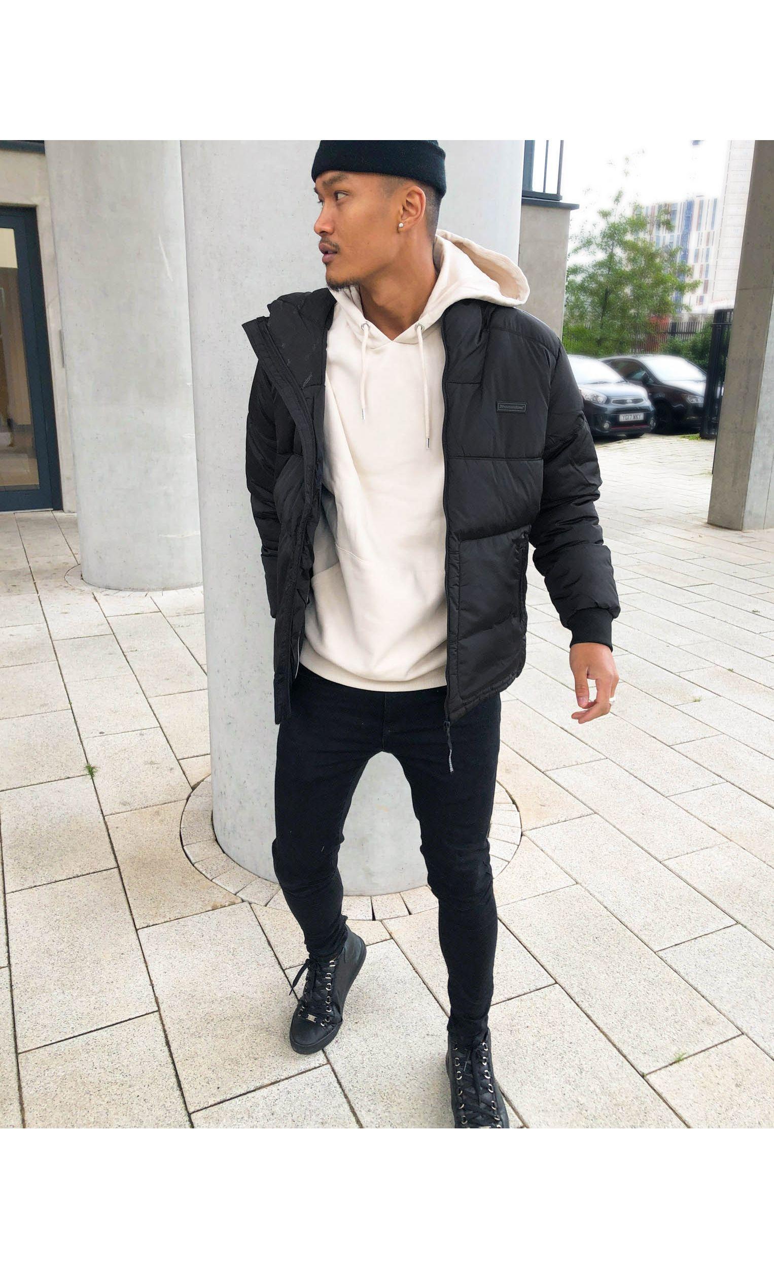 bershka padded puffer coat