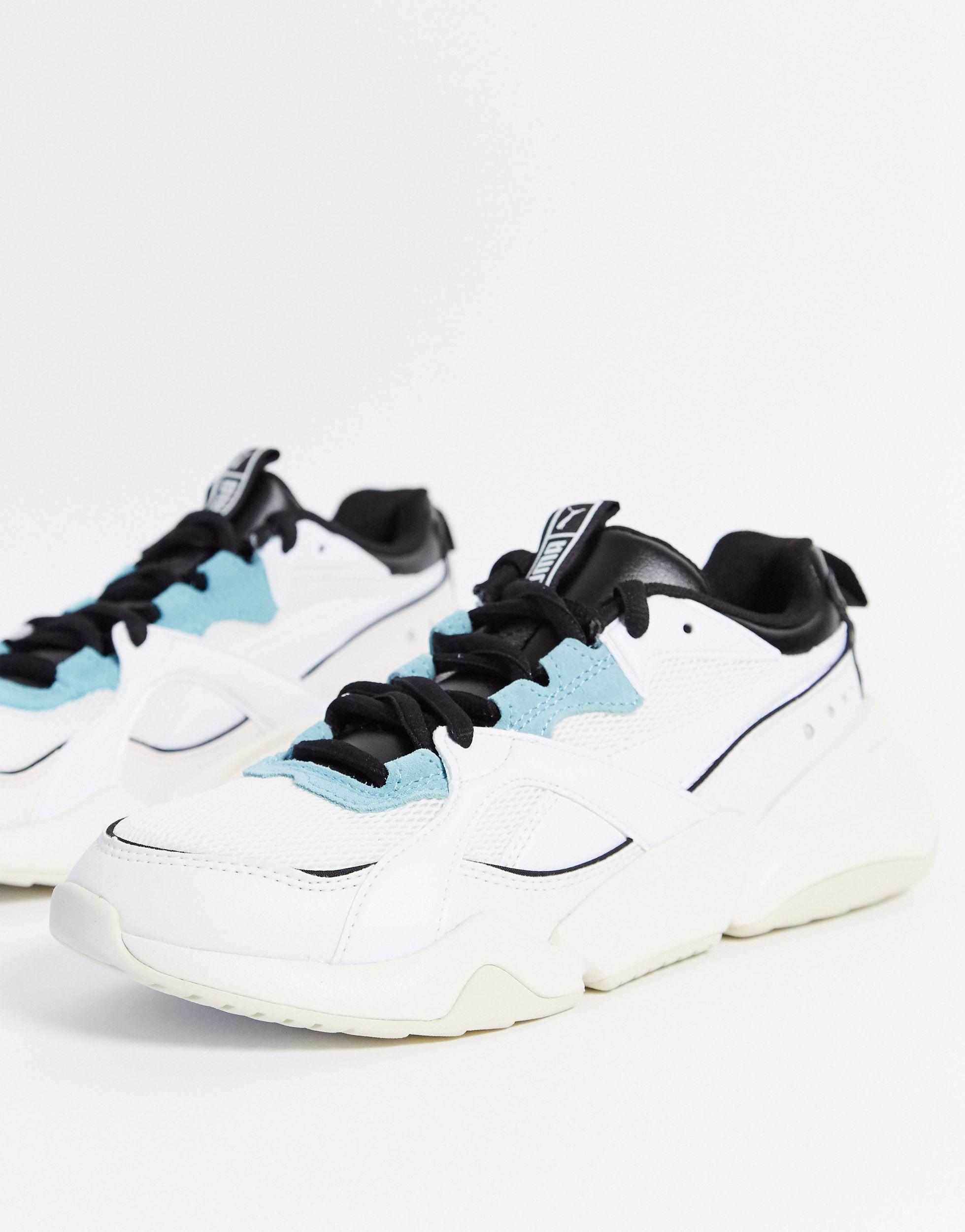 puma nova mesh trainers