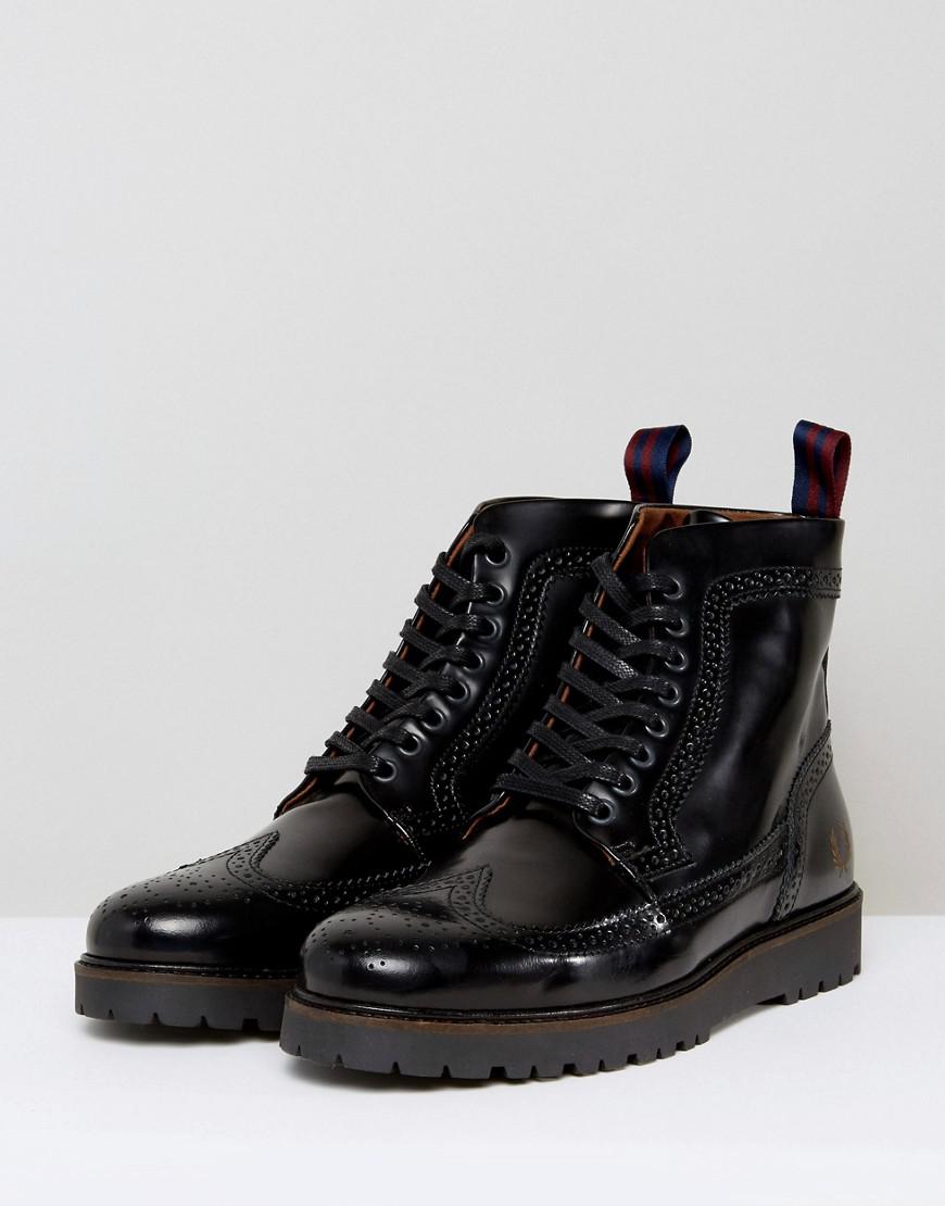 fred perry x george cox creeper leather