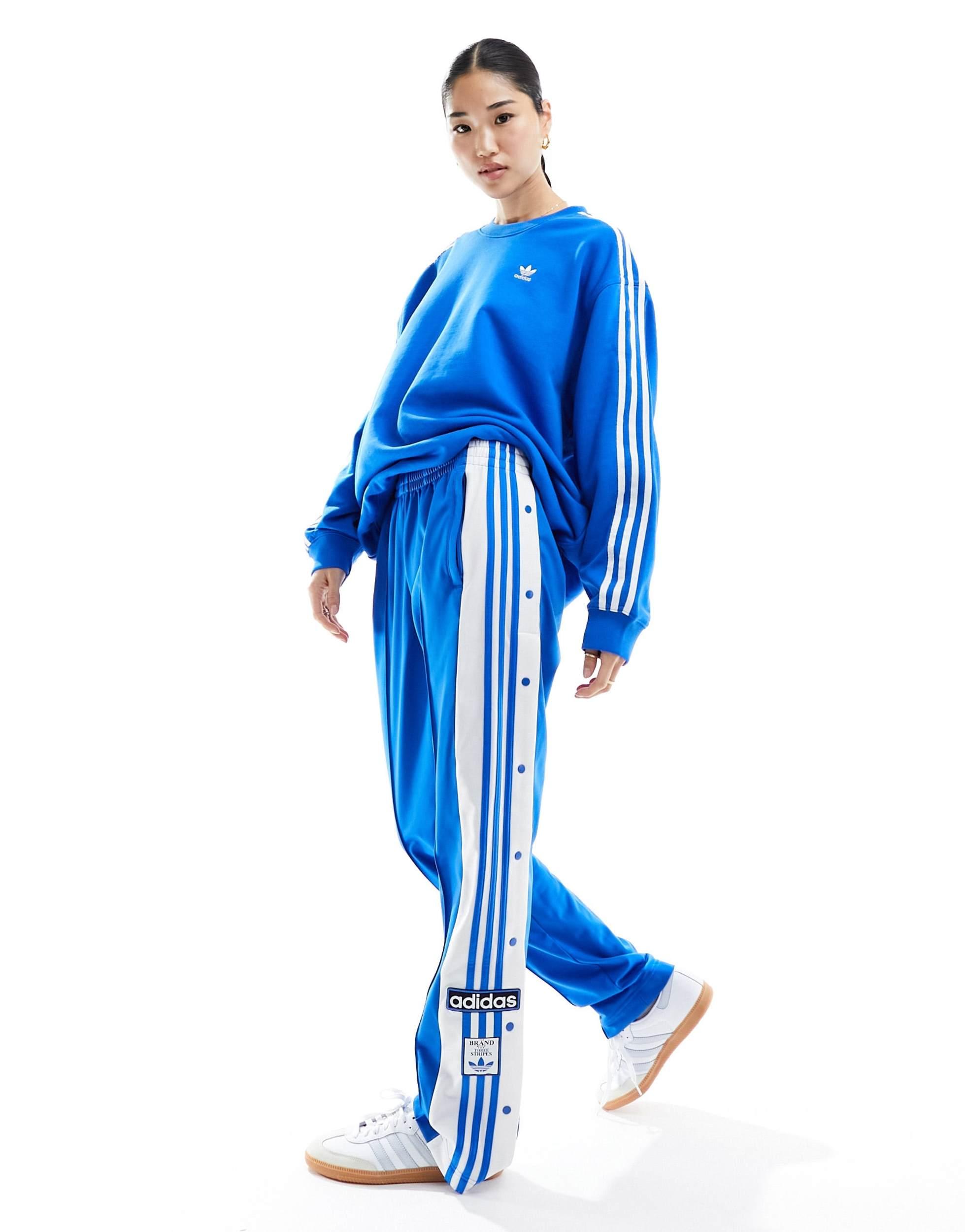 Pantalon Adidas Bleu Ensemble De Jogging Femme Adidas Adidas