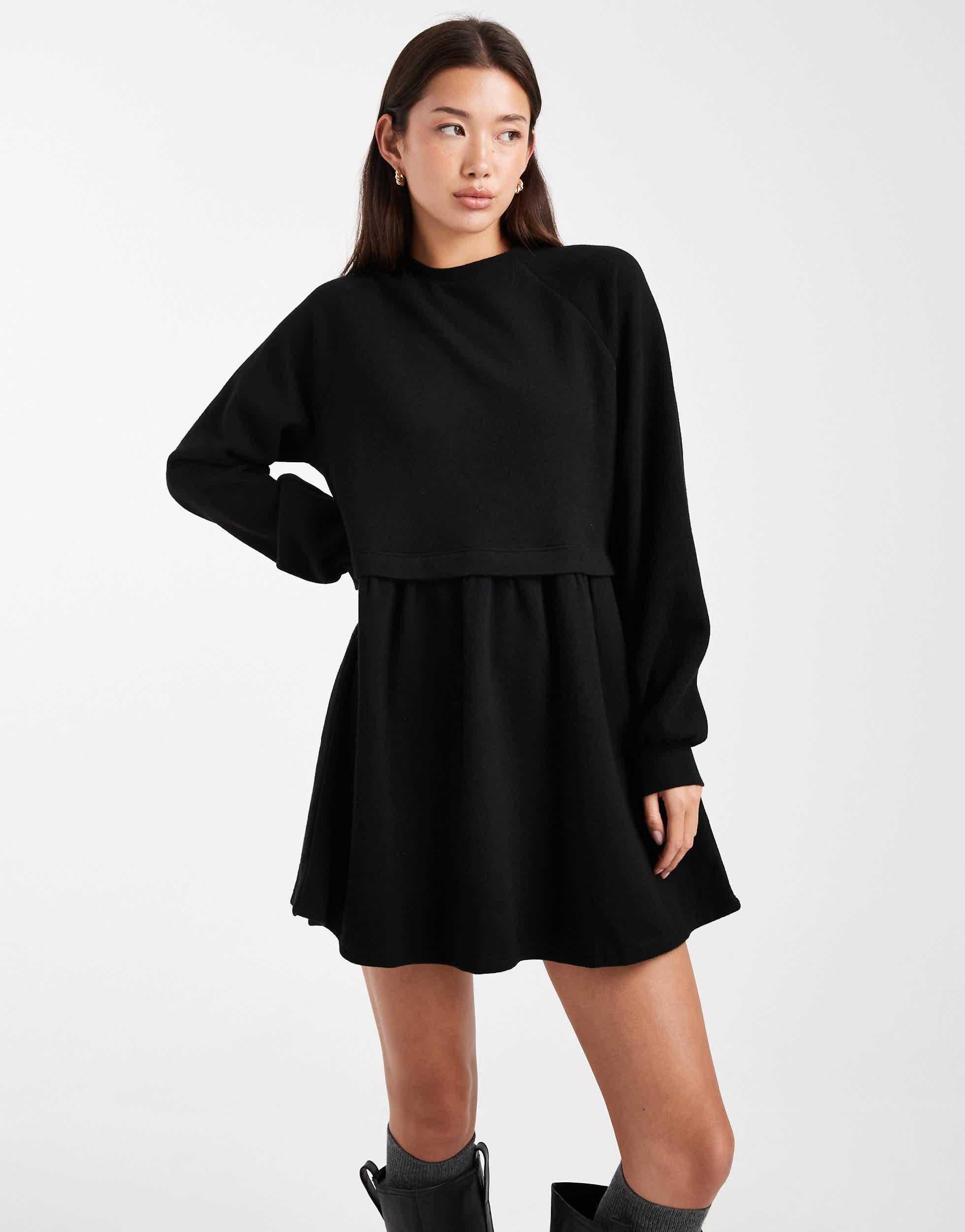 blue long sleeve dress princess polly Princess Polly Women's Lukea Long Sleeve Minidress - Blue