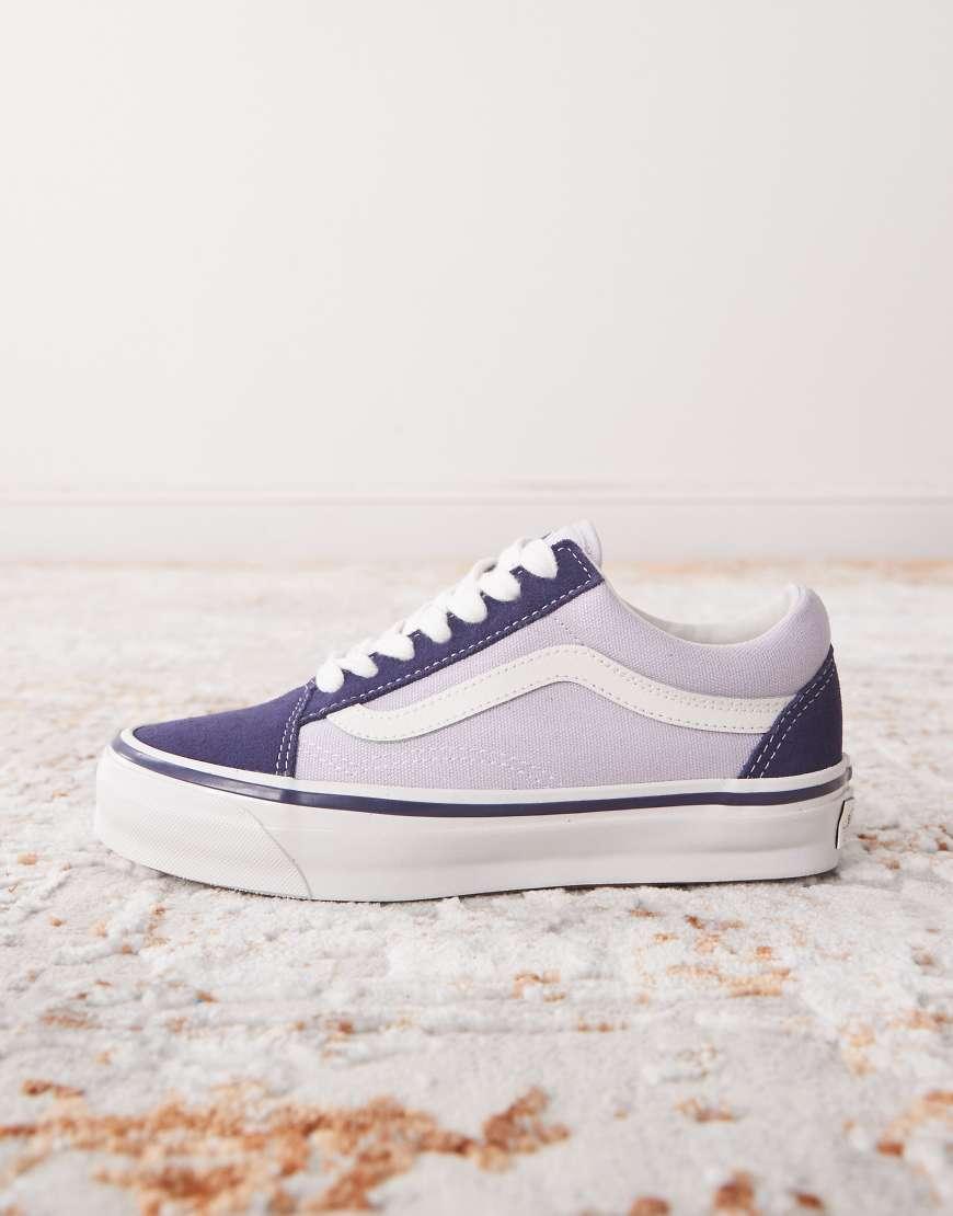 Vans Premium Old Skool Trainers in Black Lyst UK