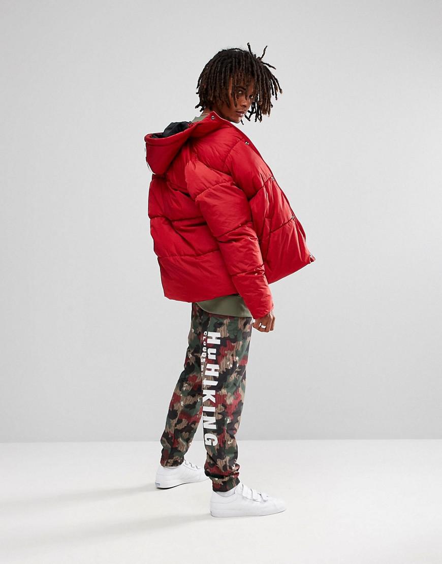 adidas Originals X Pharrell Williams Hu Hiking Joggers In Red Cy7870 for  Men | Lyst