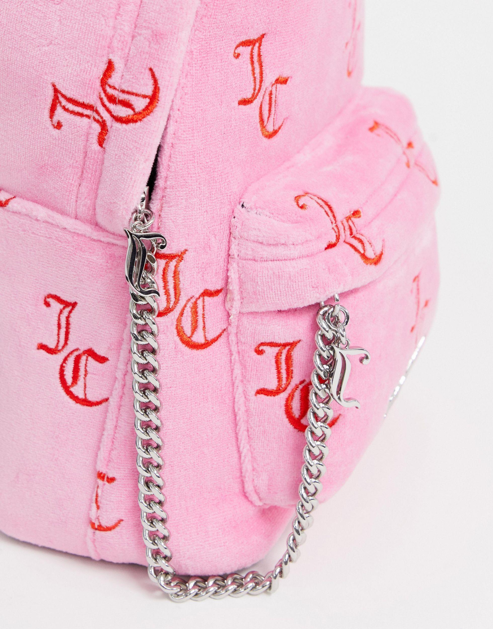 Juicy - Black Label Delta - Petit sac à dos en velours Juicy Couture en  coloris Rose | Lyst