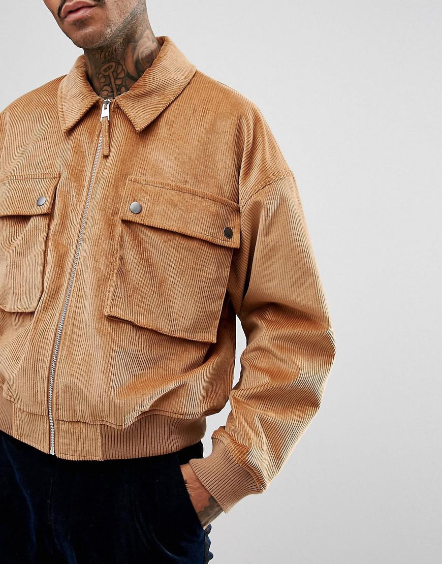 cord oversized jacket