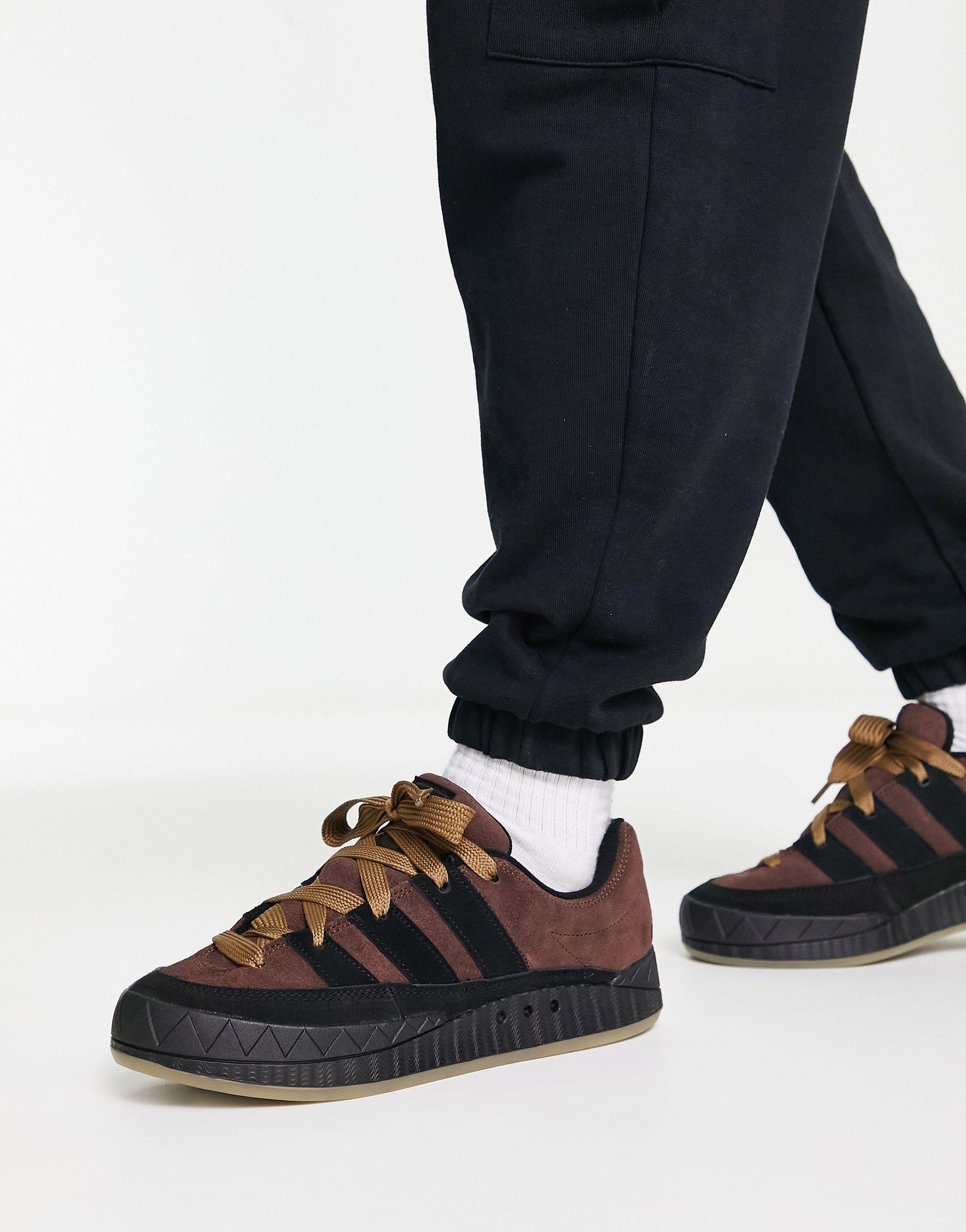 adidas Originals Adimatic - Sneakers Met Gomzool in het Zwart voor heren |  Lyst NL