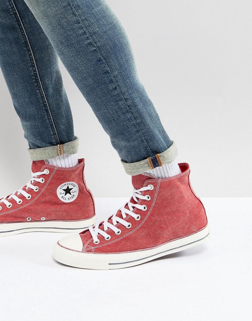 converse all star high red