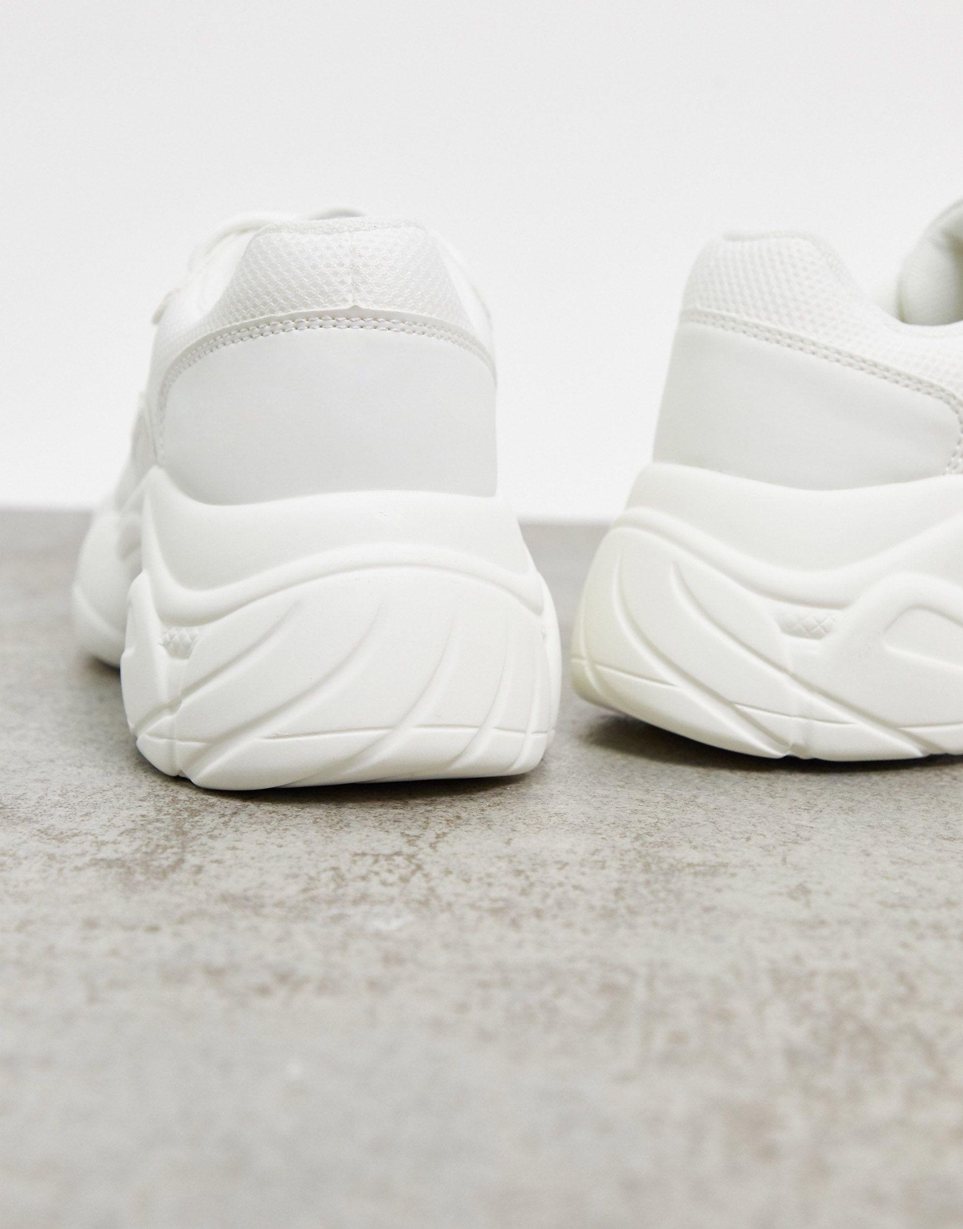ASOS Divine Chunky Trainers in White | Lyst