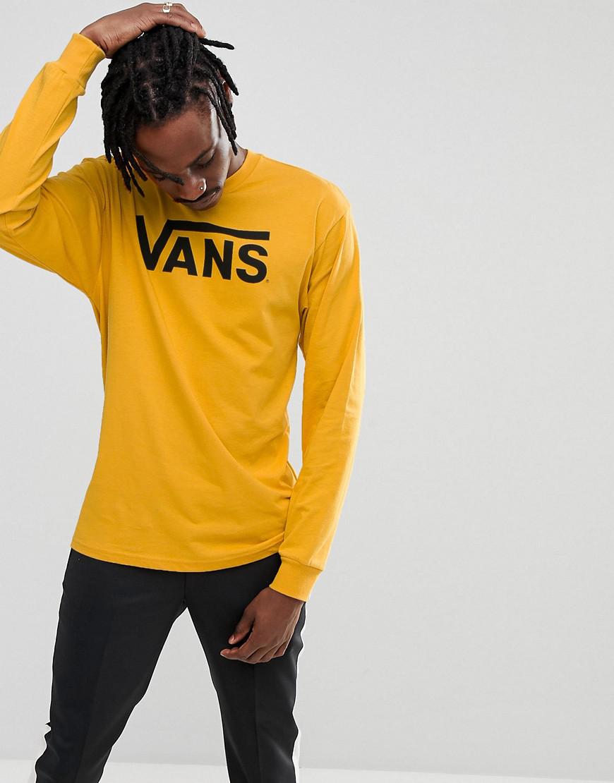 yellow vans long sleeve shirt