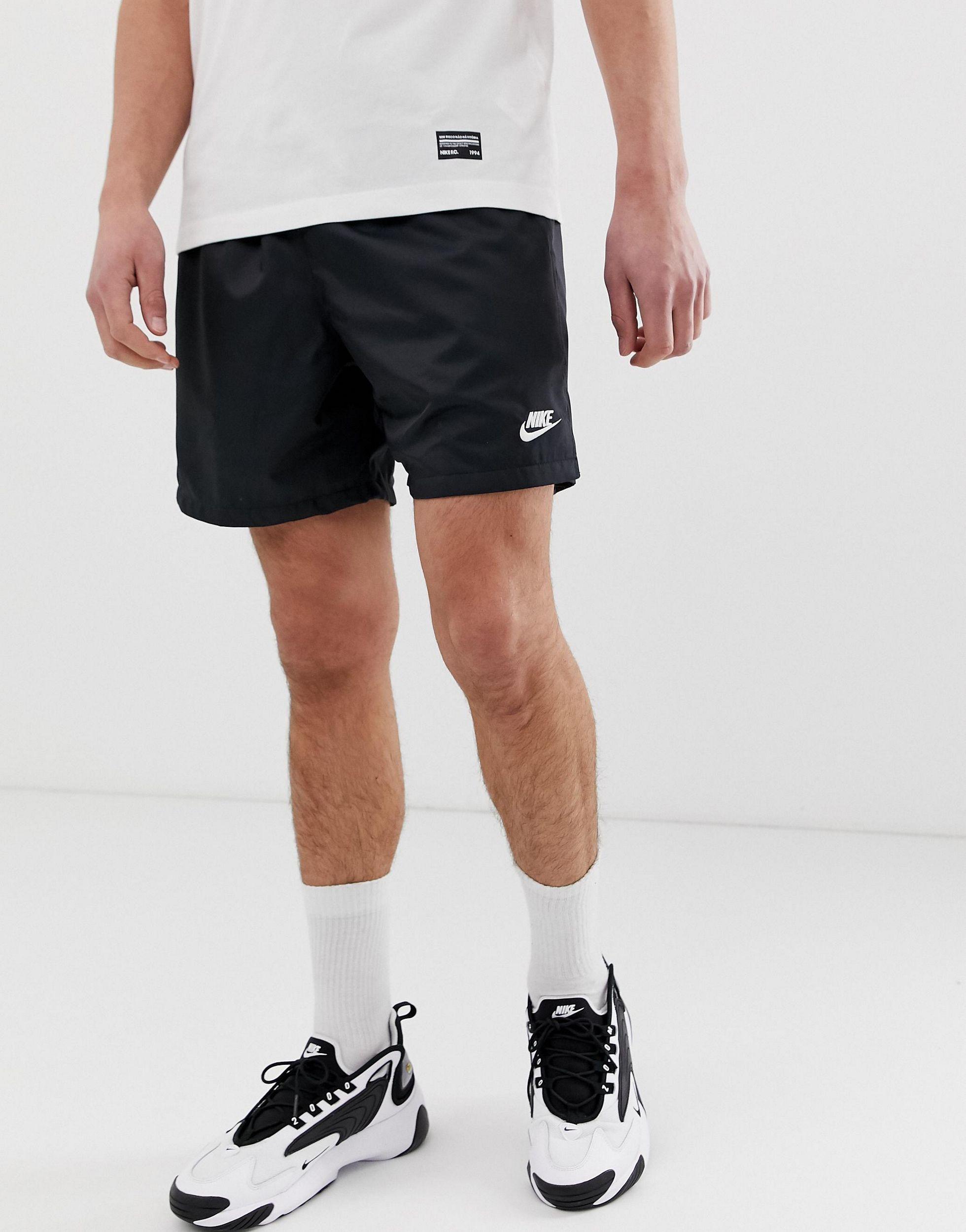 medley Tablet Broederschap Nike Club Essentials Woven Shorts in Black for Men | Lyst
